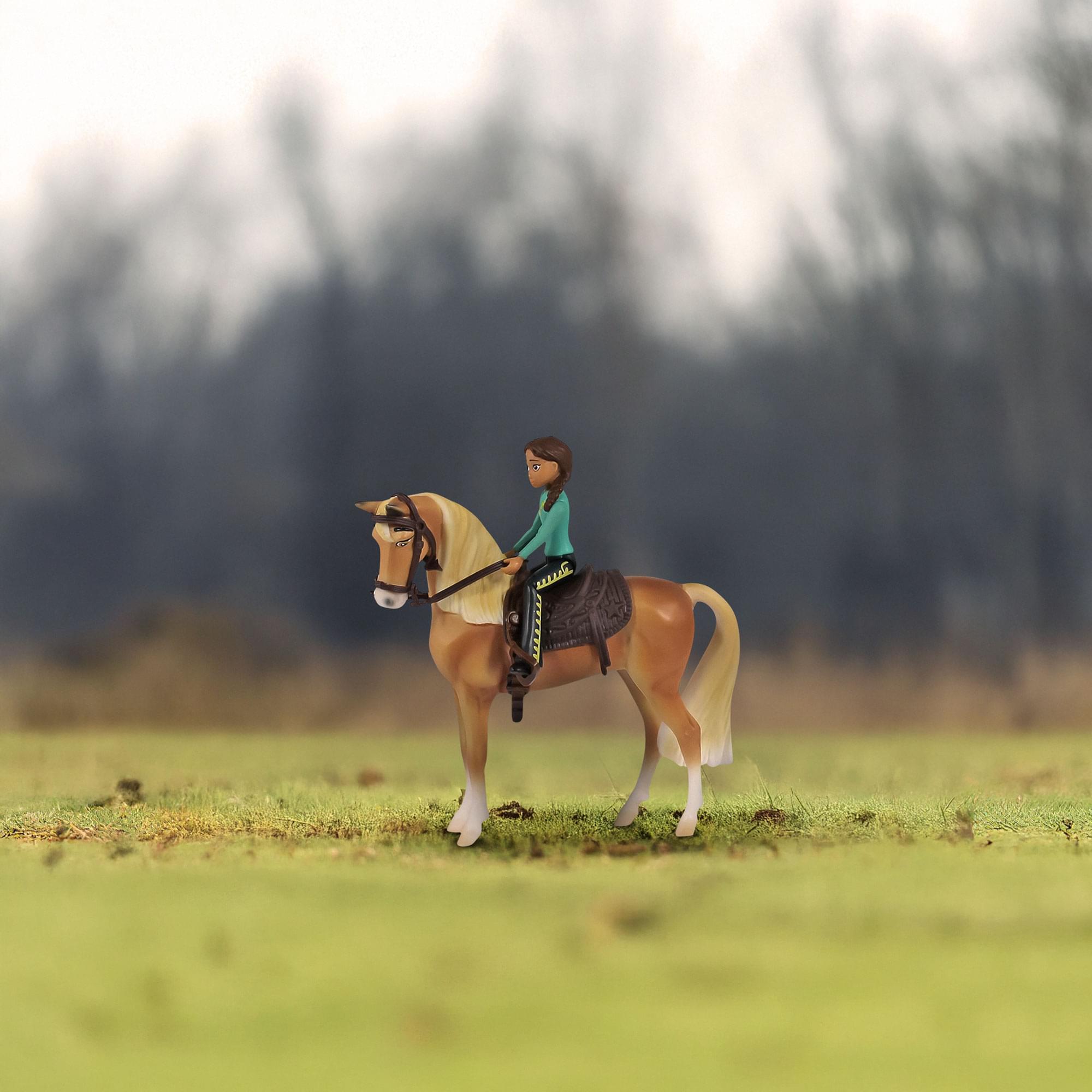 Breyer Spirit Riding Free Chica Linda & Prudence Small Horse & Doll Set