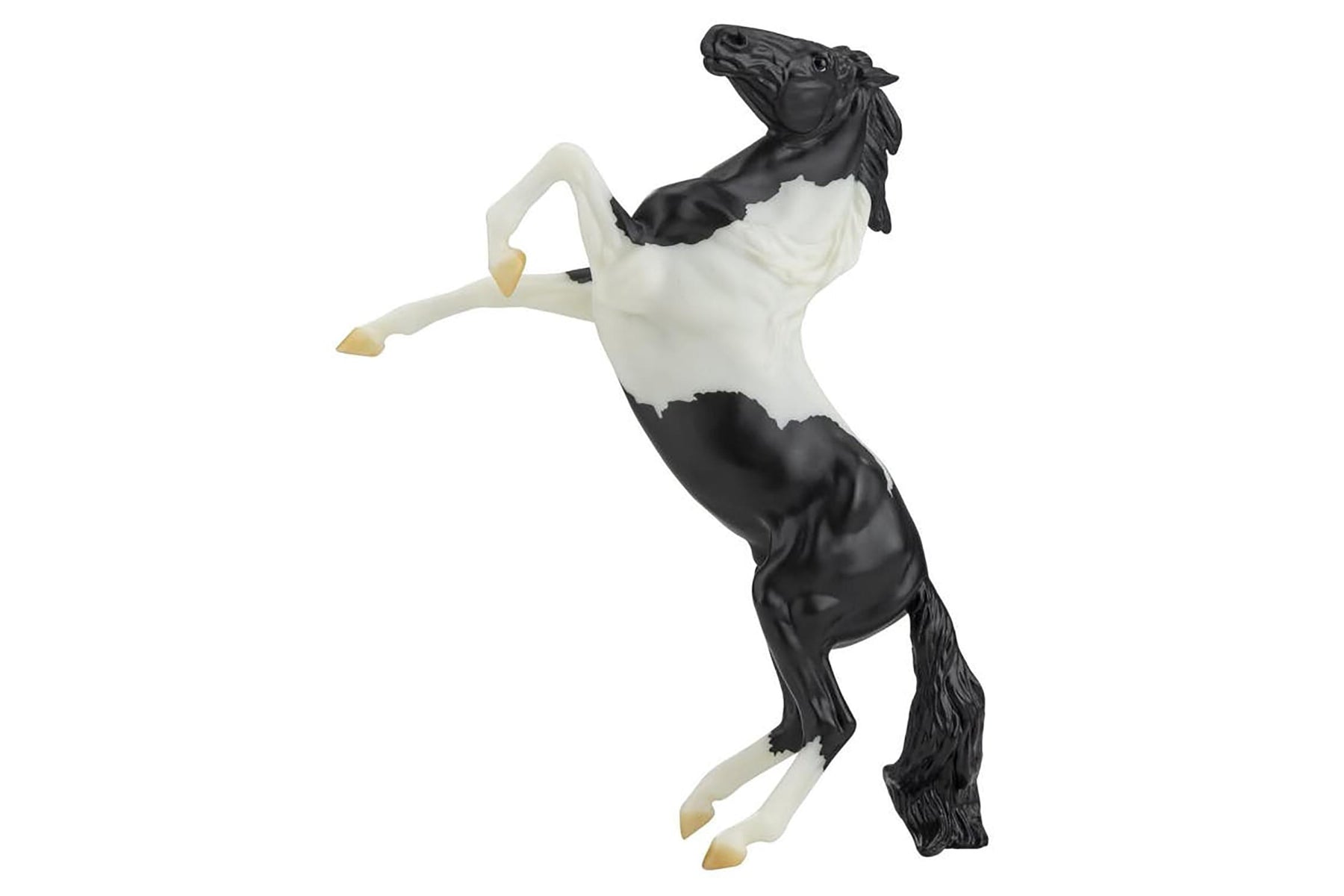 Breyer Freedom Series 1:12 Scale Model Horse | Black Pinto Rearing Mustang