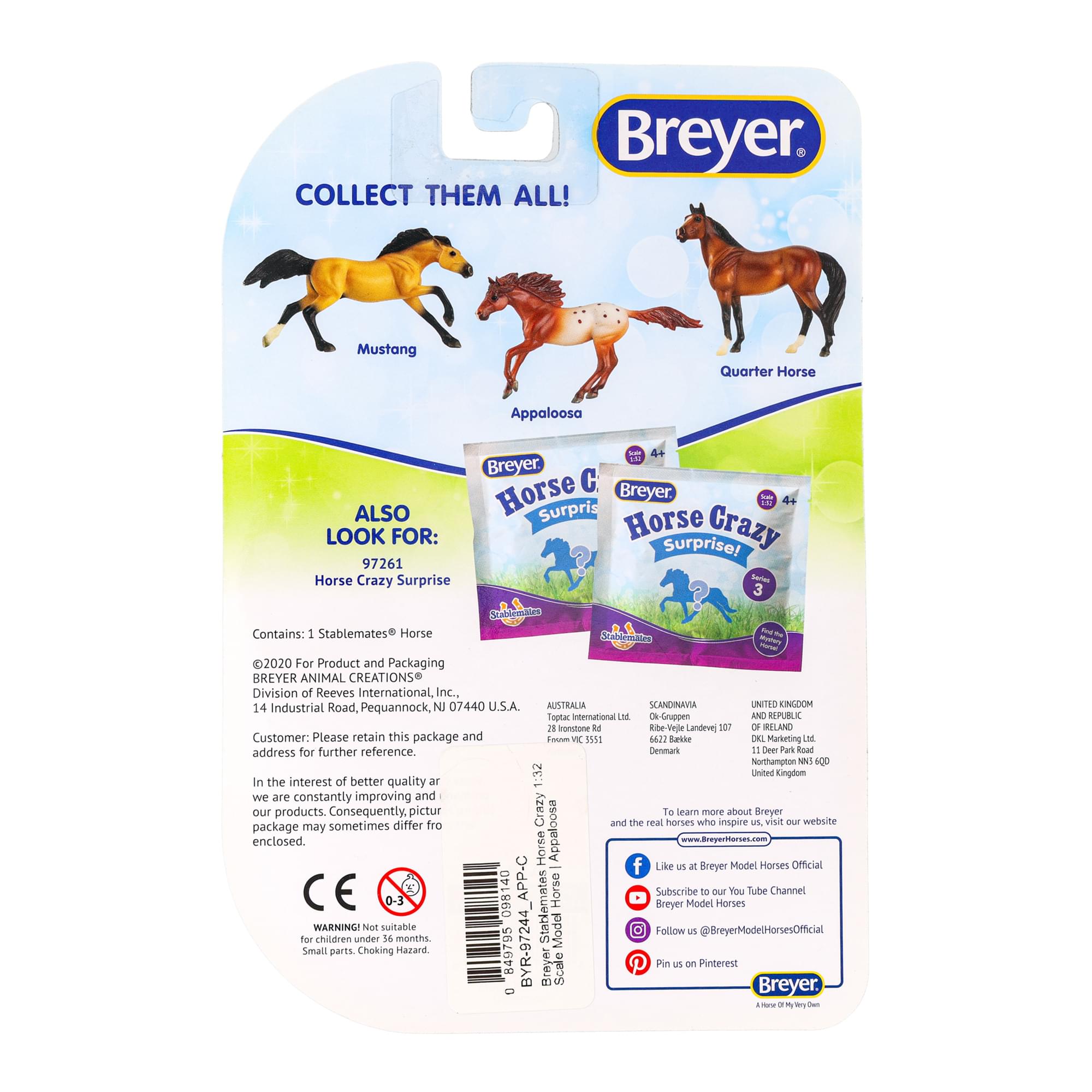 Breyer Stablemates Horse Crazy 1:32 Scale Model Horse | Appaloosa
