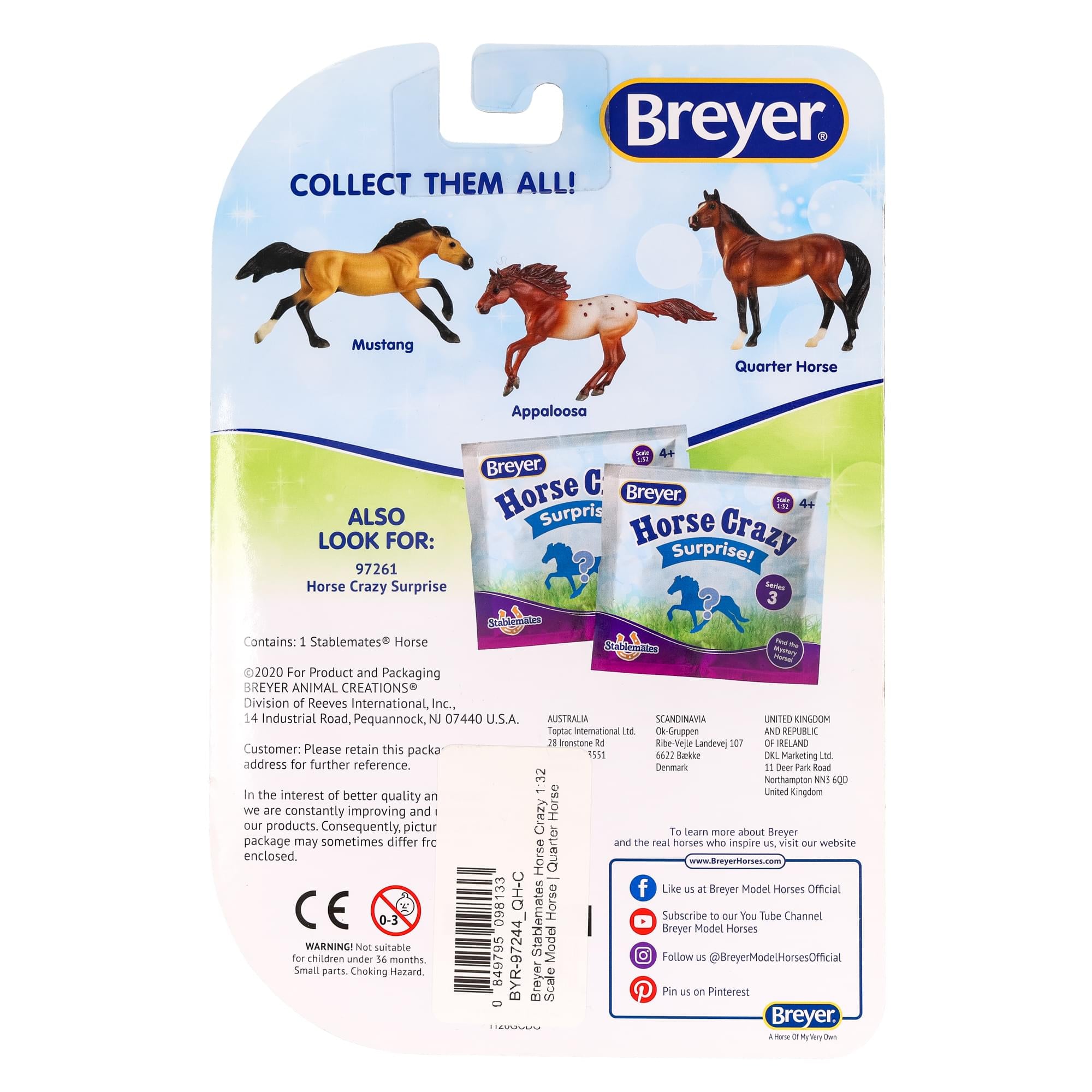 Breyer Stablemates Horse Crazy 1:32 Scale Model Horse | Quarter Horse