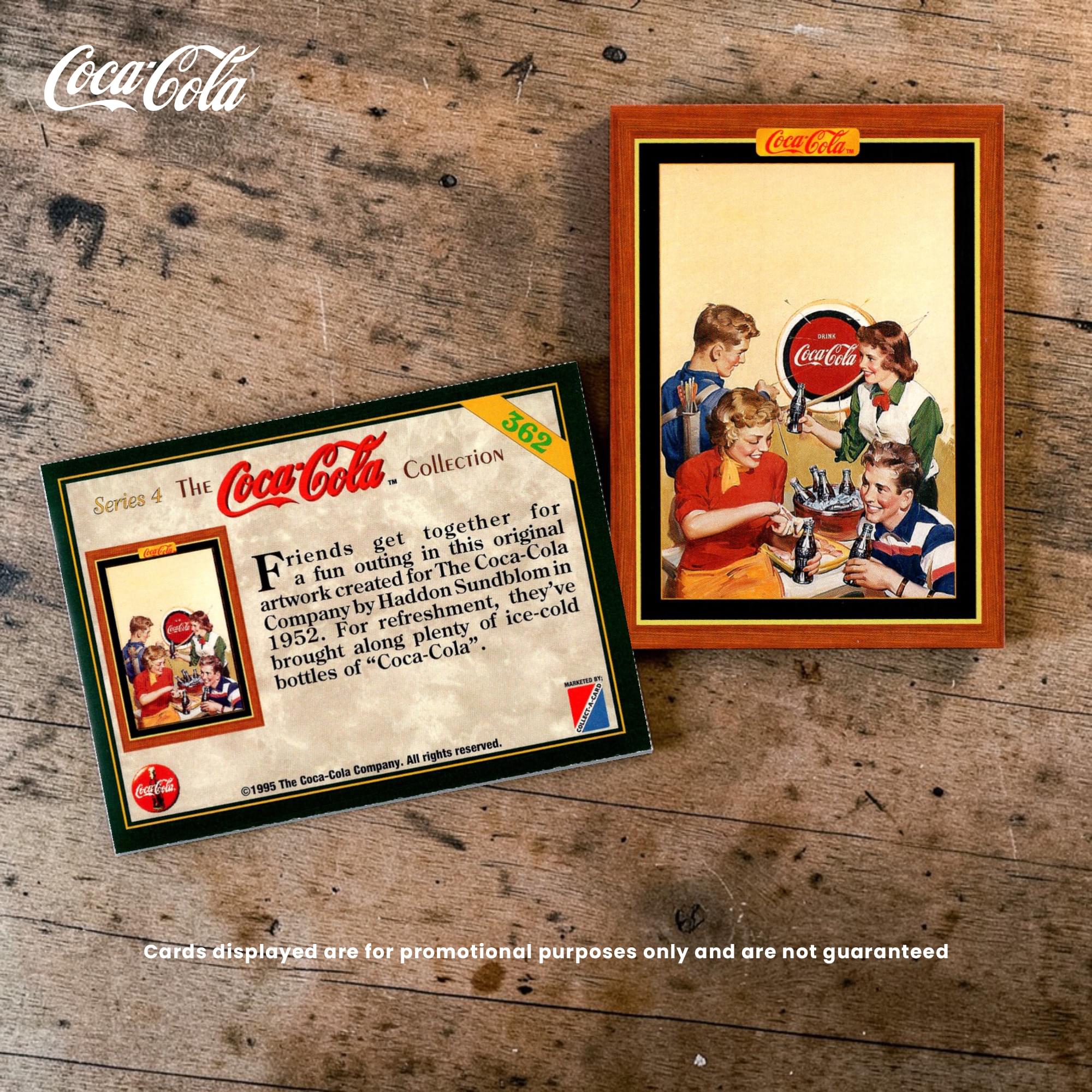 Coca-Cola 1995 Sign Of Good Taste Collect-A-Card Sealed Box | 36 Packs