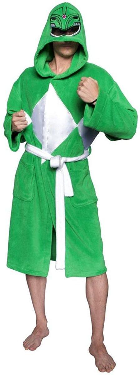 Power Rangers Adult Costume Robe, Green