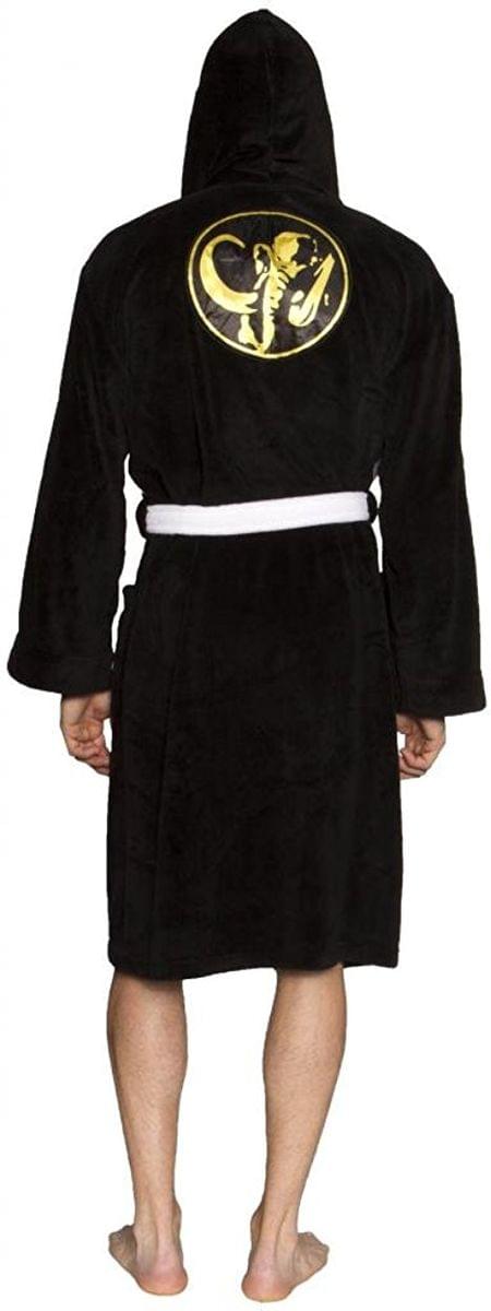 Power Rangers Adult Costume Robe, Black