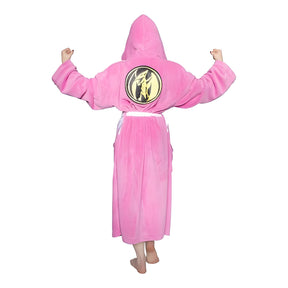 Power Rangers Adult Costume Robe, Pink