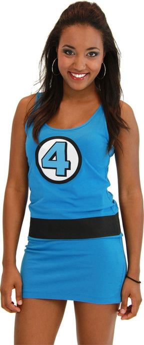 Marvel Comics Sexy Costume Tank Dress Adult: Invisible Woman