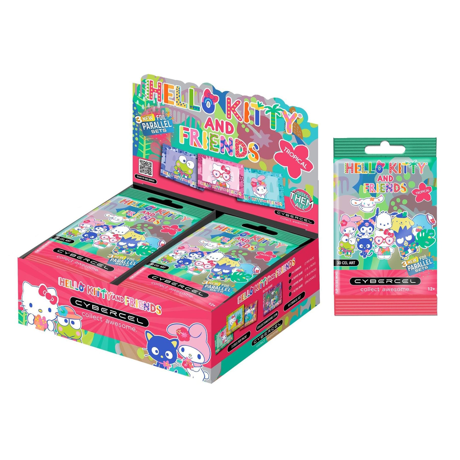 Sanrio Hello Kitty and Friends Tropical Series 4 Trading Card Box | 20 Packs