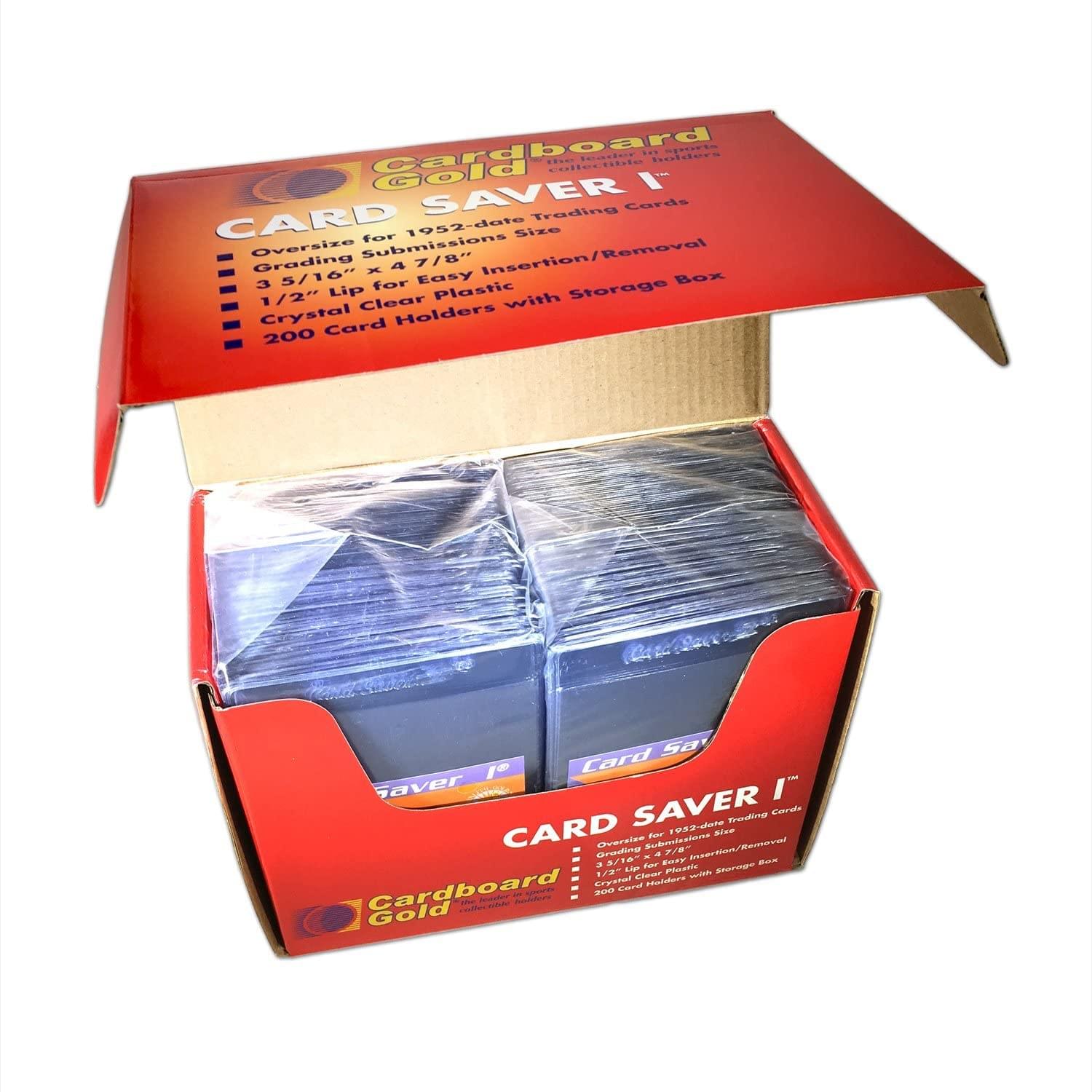 Card Saver 1 Semi-Rigid Trading Card Holders | 1 Pack Box of 200
