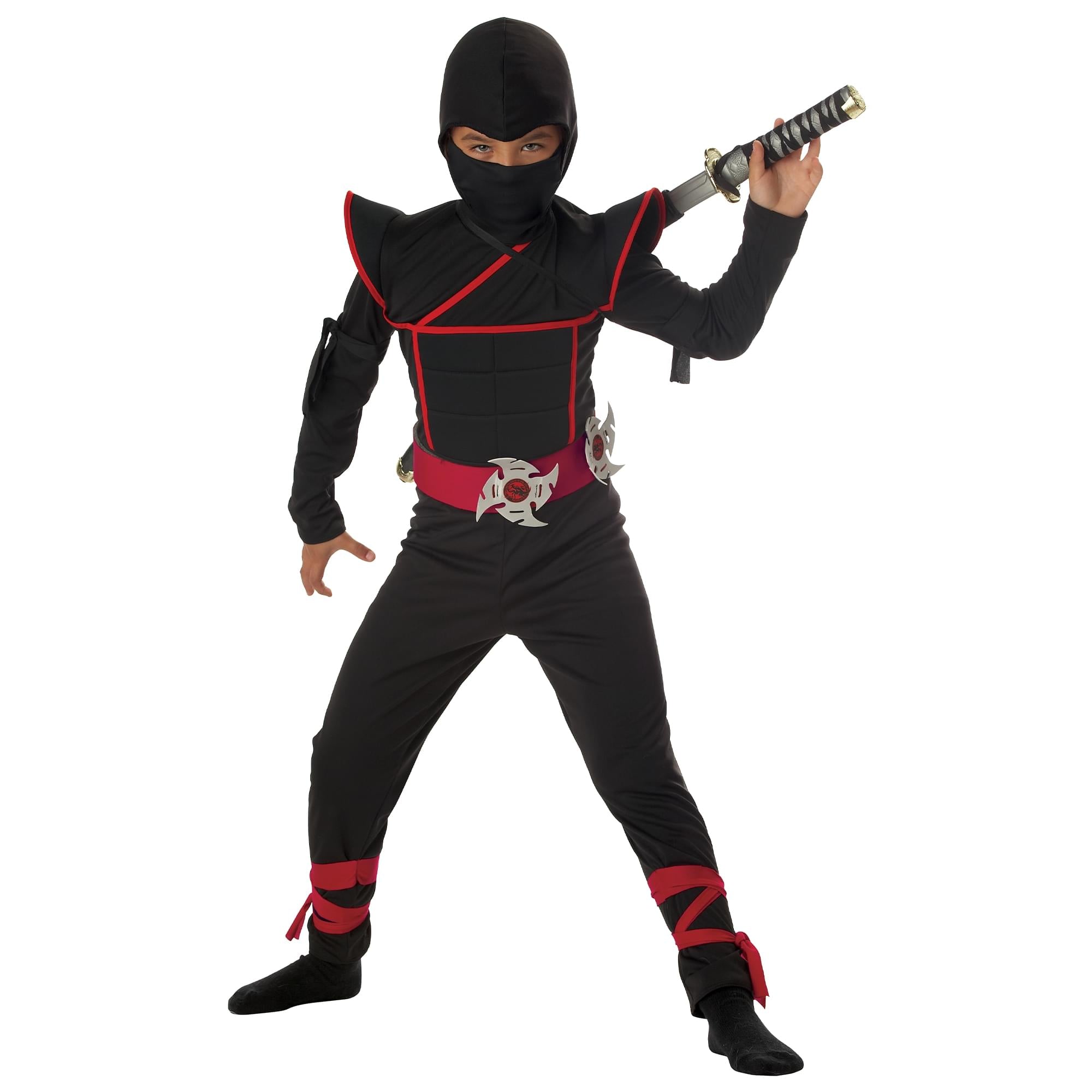 Stealth Ninja Warrior Jumpsuit Child Costume