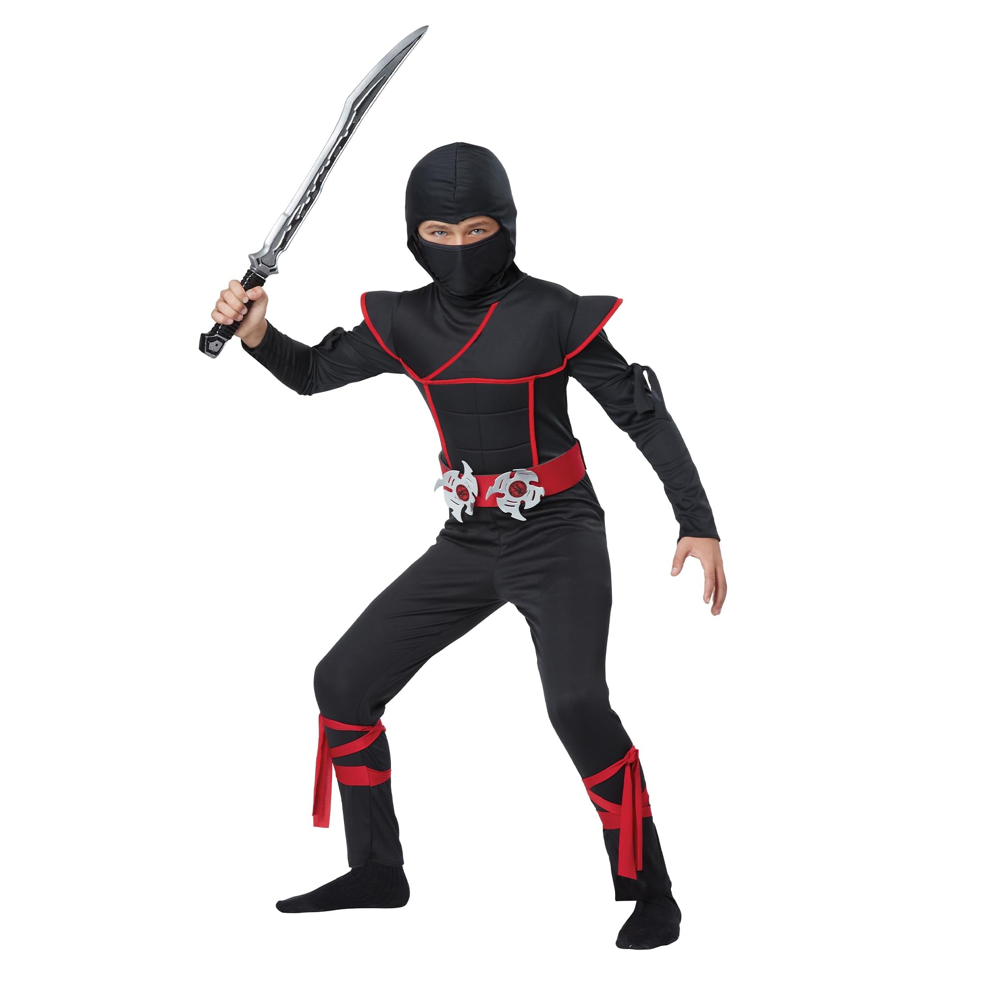 Stealth Ninja Warrior Jumpsuit Child Costume