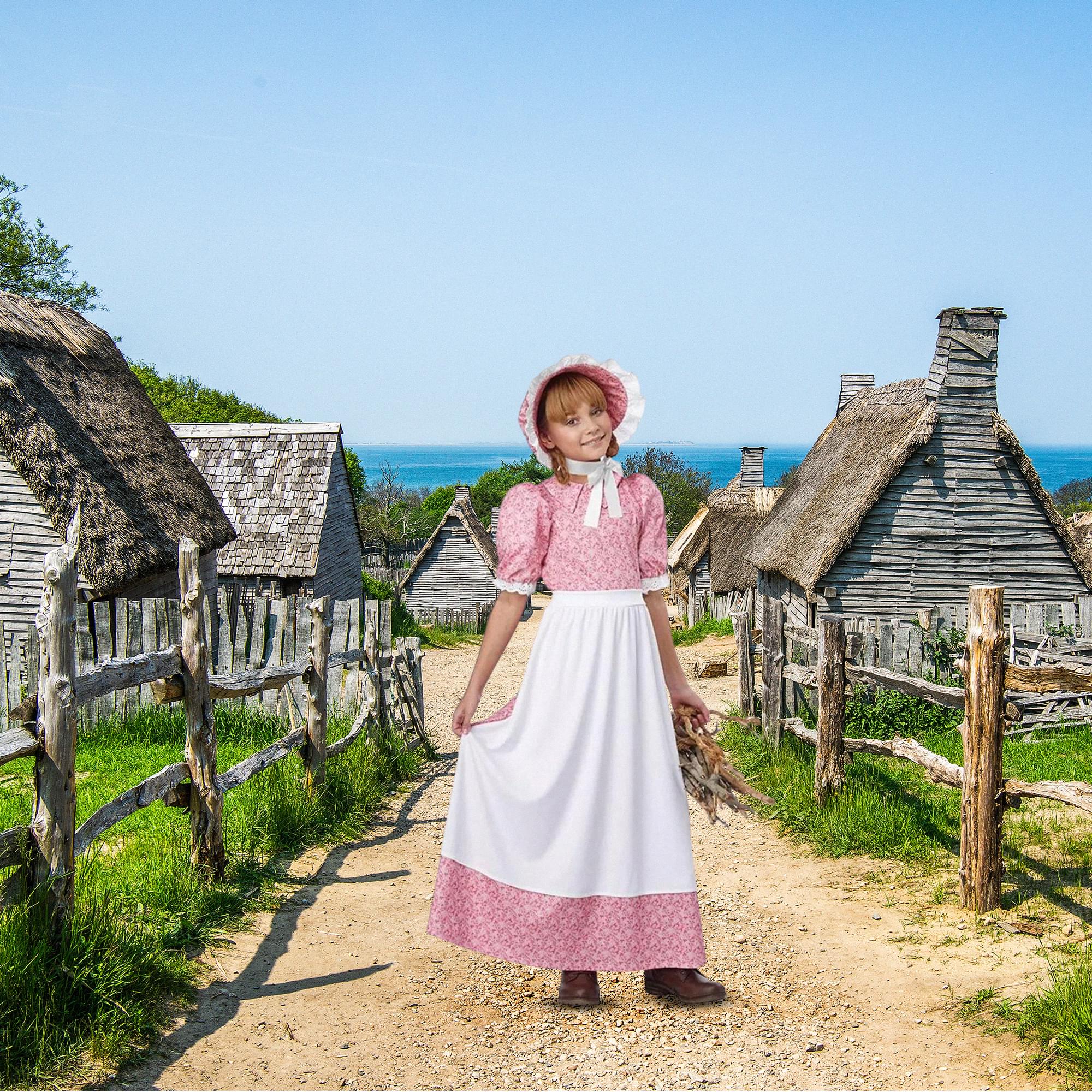 Early American Girl Child Costume