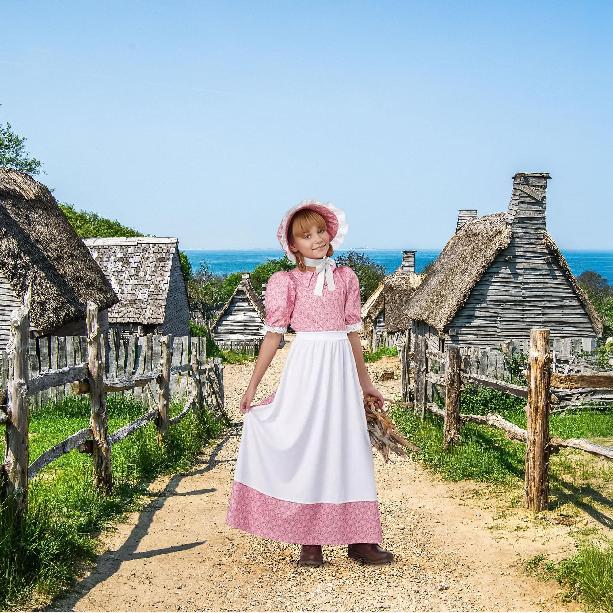 Early American Girl Child Costume