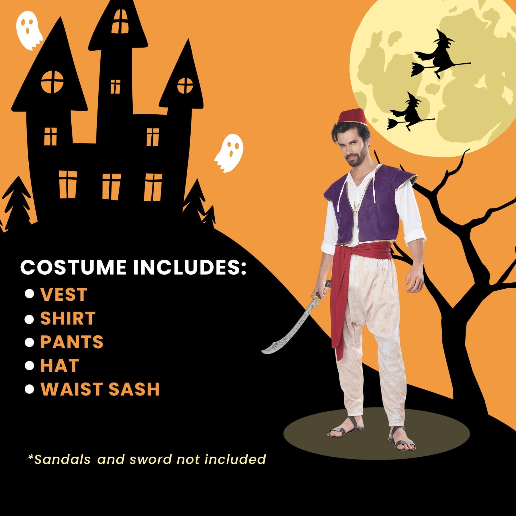 Arabian Folk Hero Adult Costume