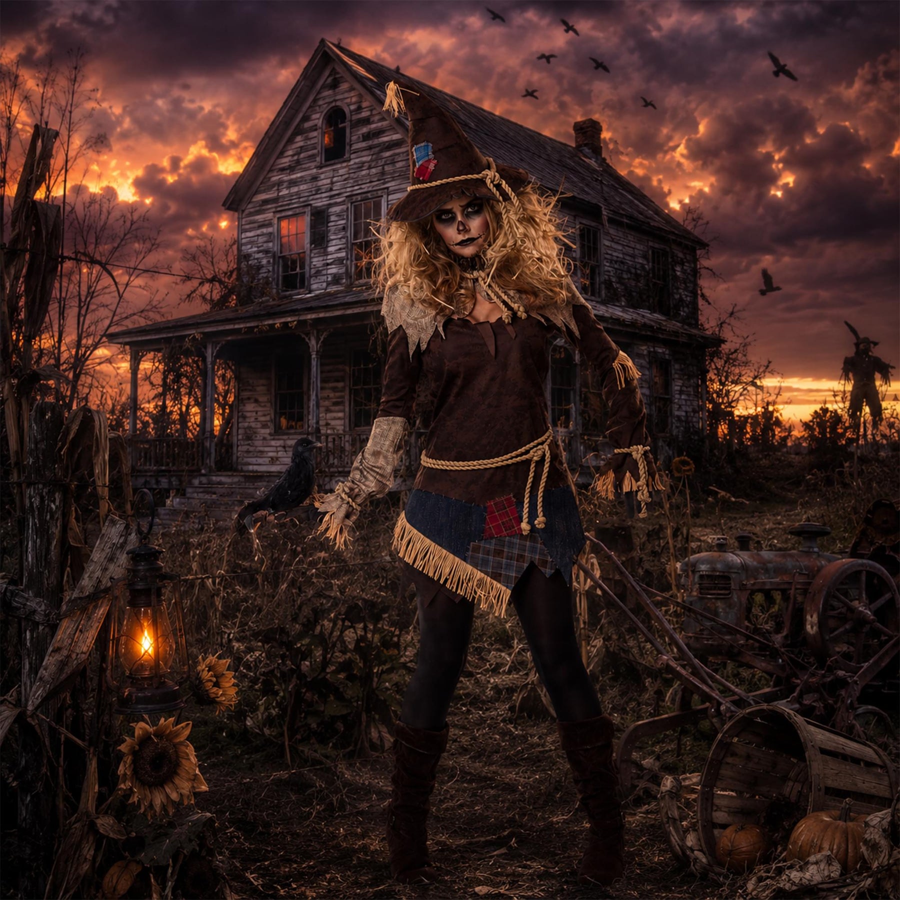 Creepy Scarecrow Adult Costume