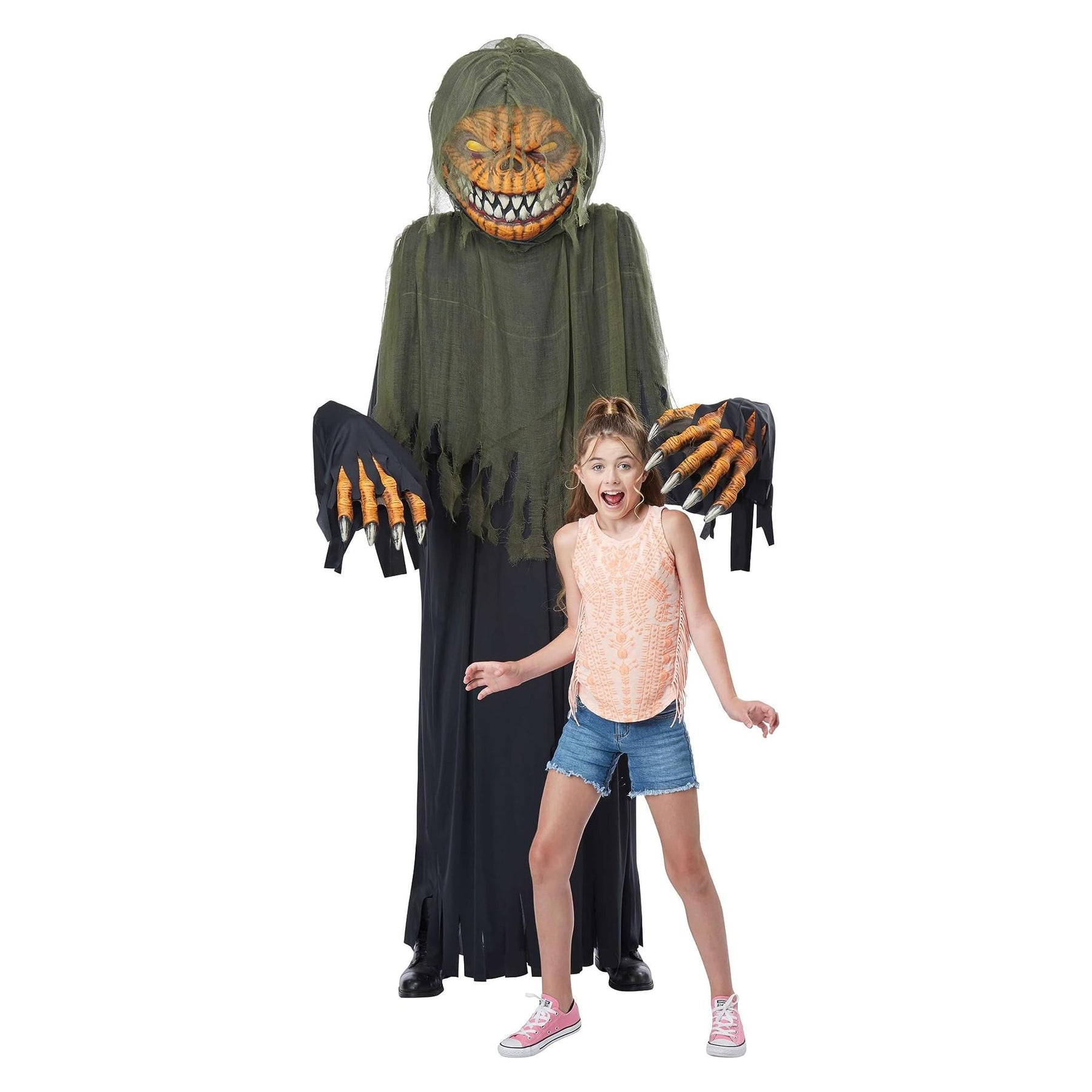 Towering Terror Pumpkin Adult Costume | One Size