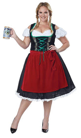 Oktoberfest Fraulein Adult Plus Costume