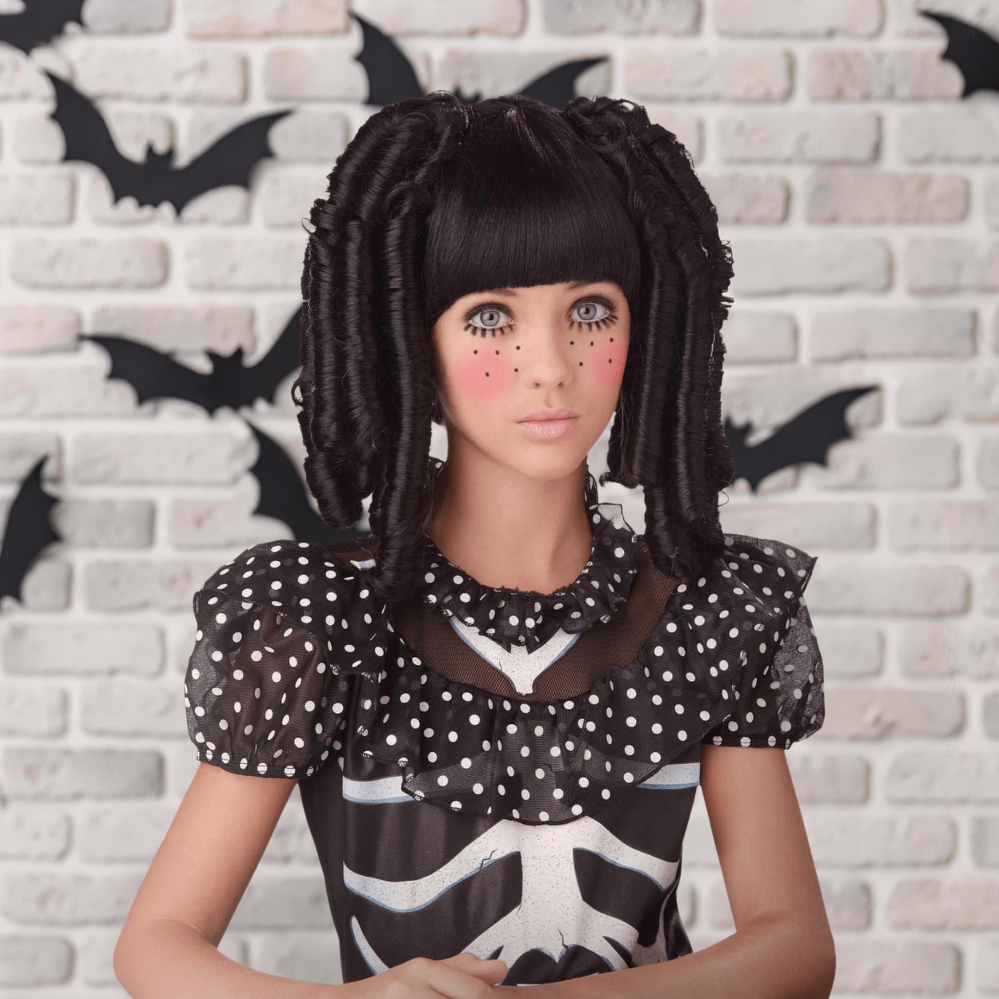Baby Doll Curls With Bangs Costume Wig