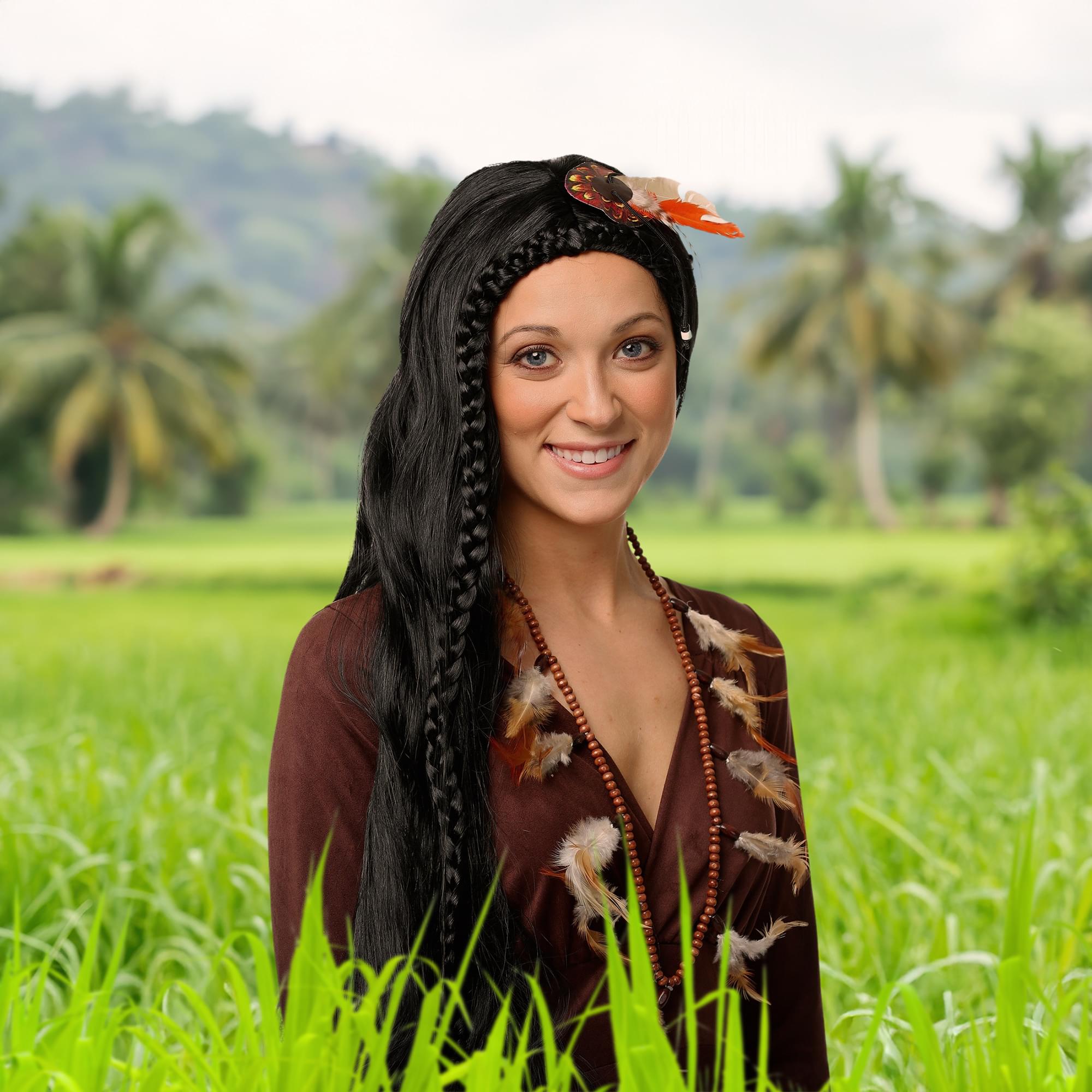 Adult Sexy Indian Princess Wig