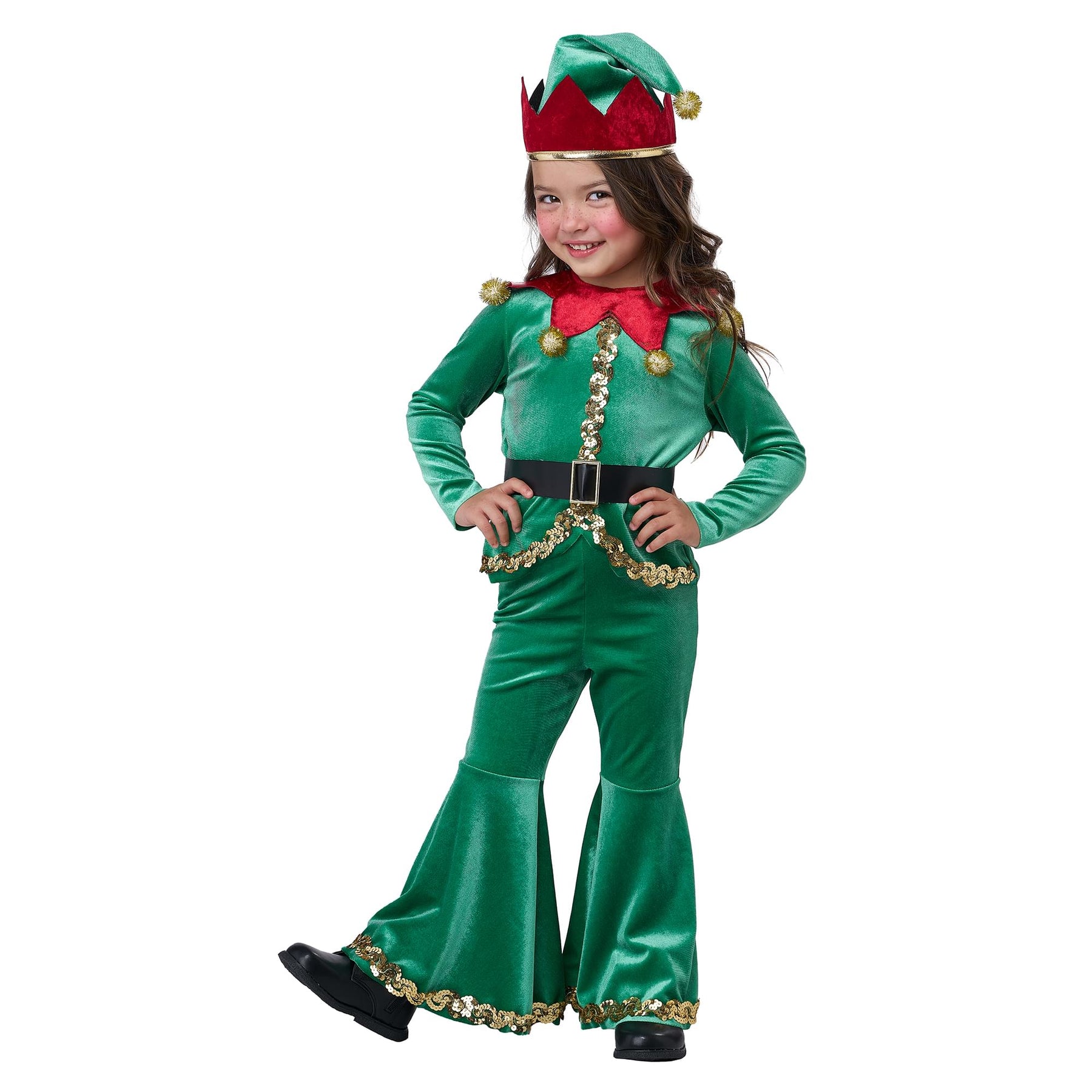 Jolly Christmas Elf Toddler Costume