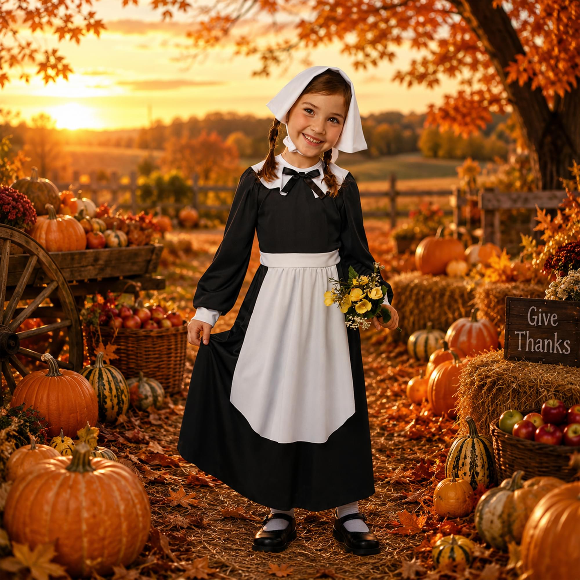 Sweet Pilgrim Toddler Costume
