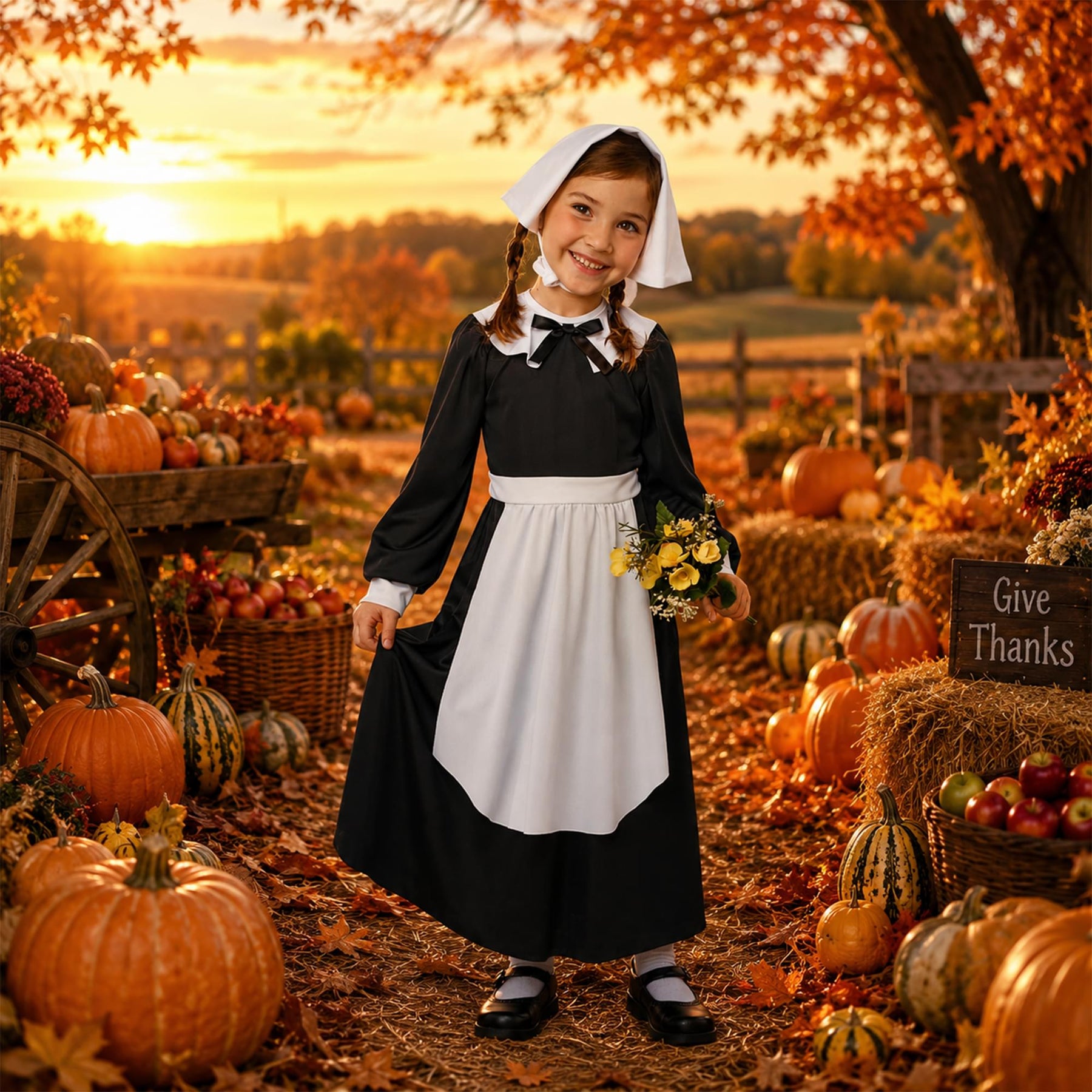 Sweet Pilgrim Toddler Costume