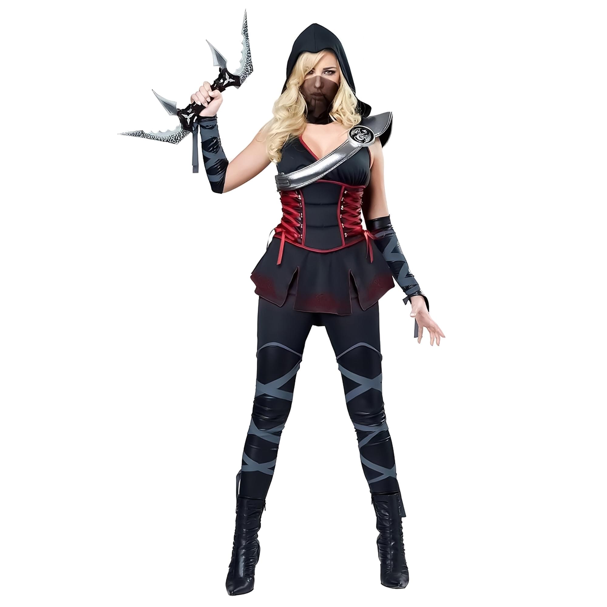 Adult Sexy Ninja Black Costume