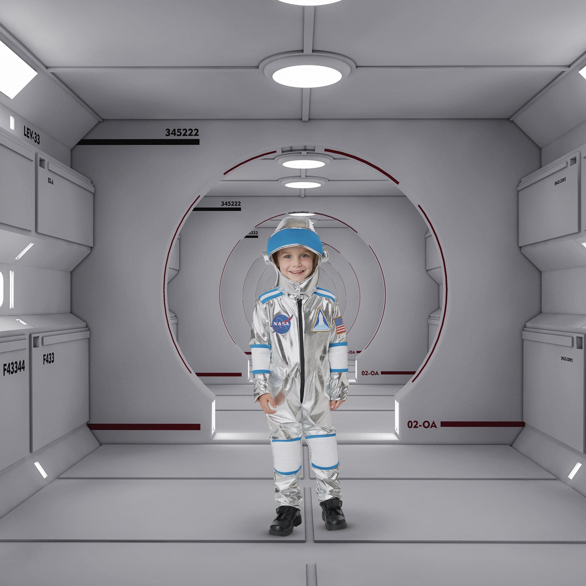 NASA Flight Suit Deluxe Toddler Costume