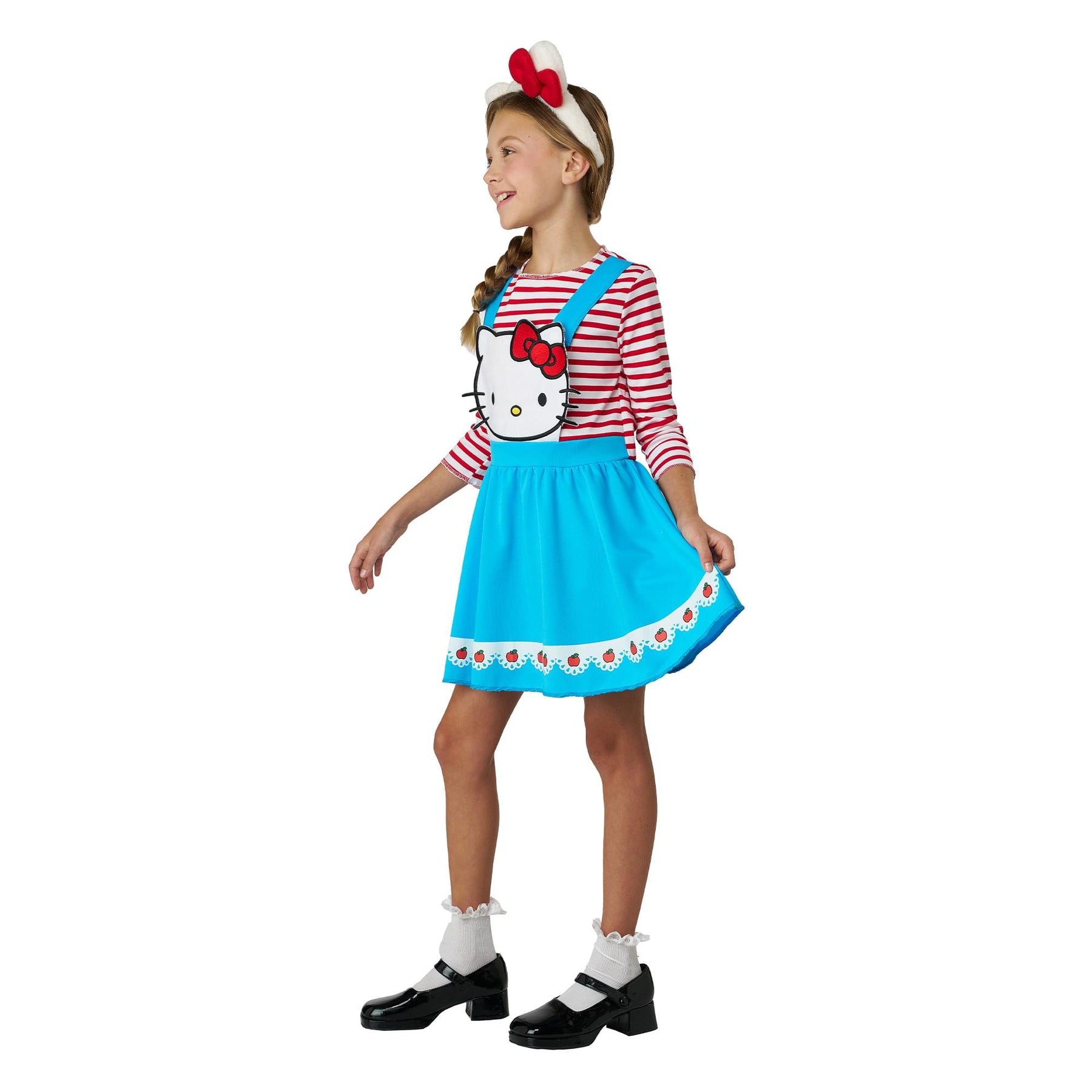 Hello Kitty Blue Overall Dress Child Costume