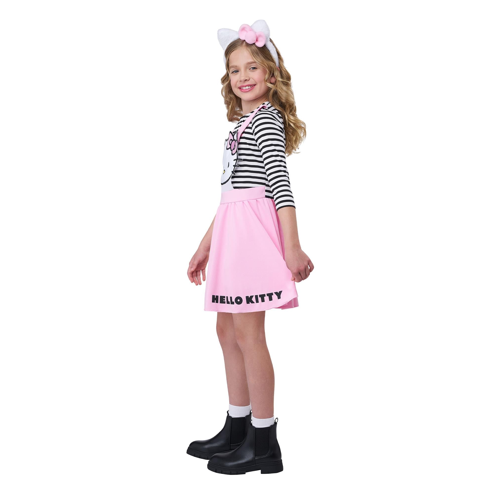 Hello Kitty Pink Overall Dress Child Costume