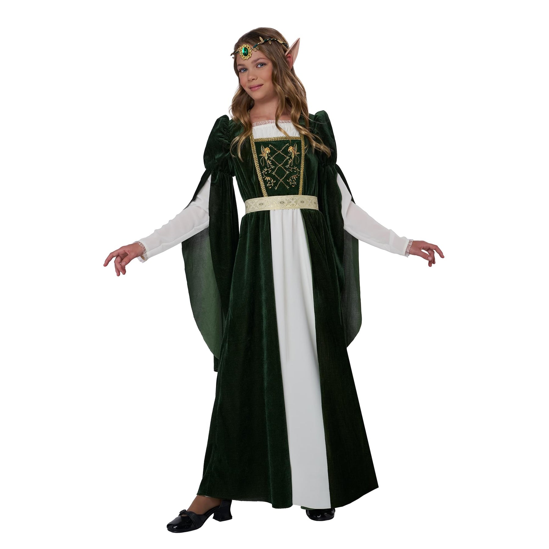 Elven Renaissance Princess Child Costume
