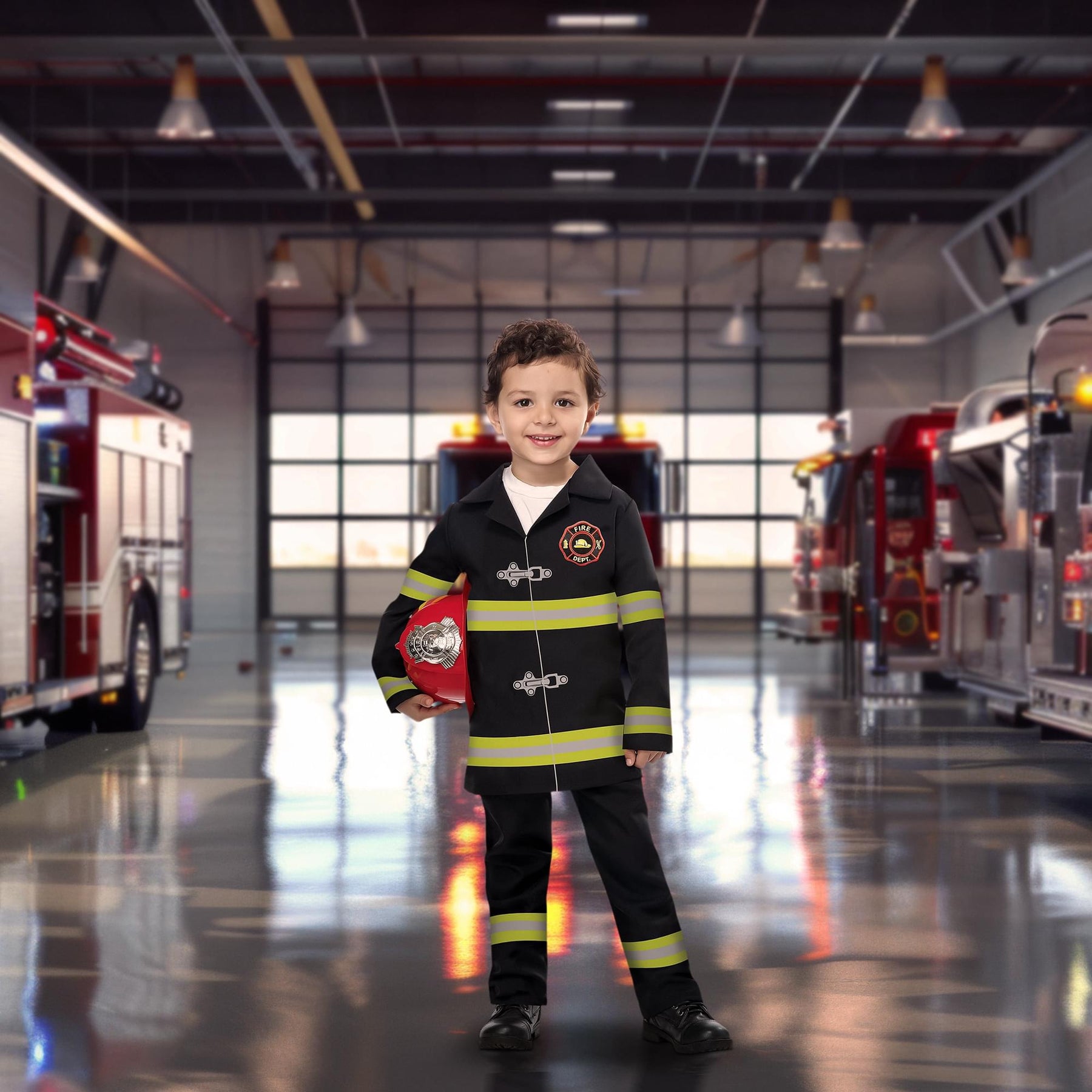 Toddler Unisex Jr. Fire Chief Costume
