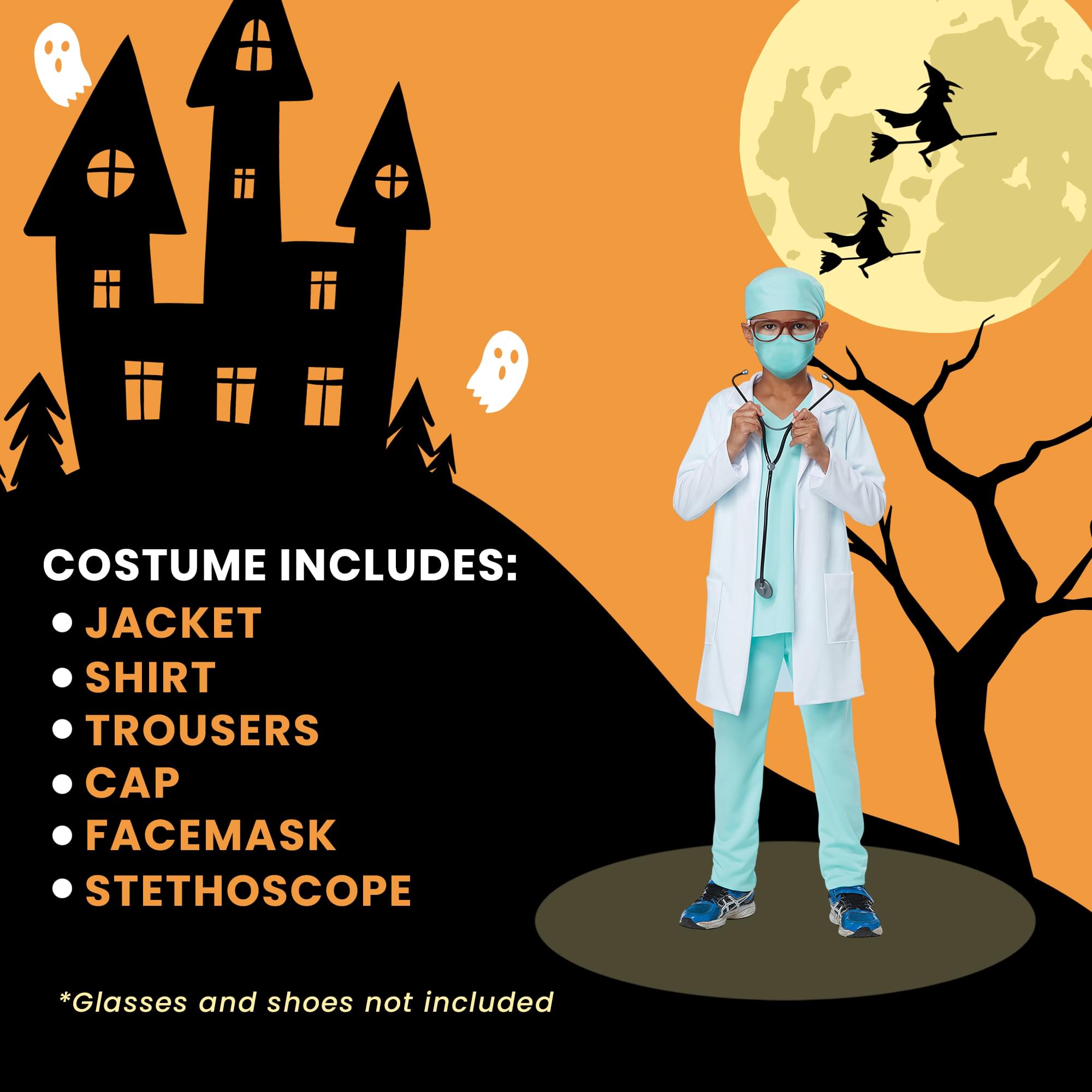 Child Unisex Healthcare Hero Costume