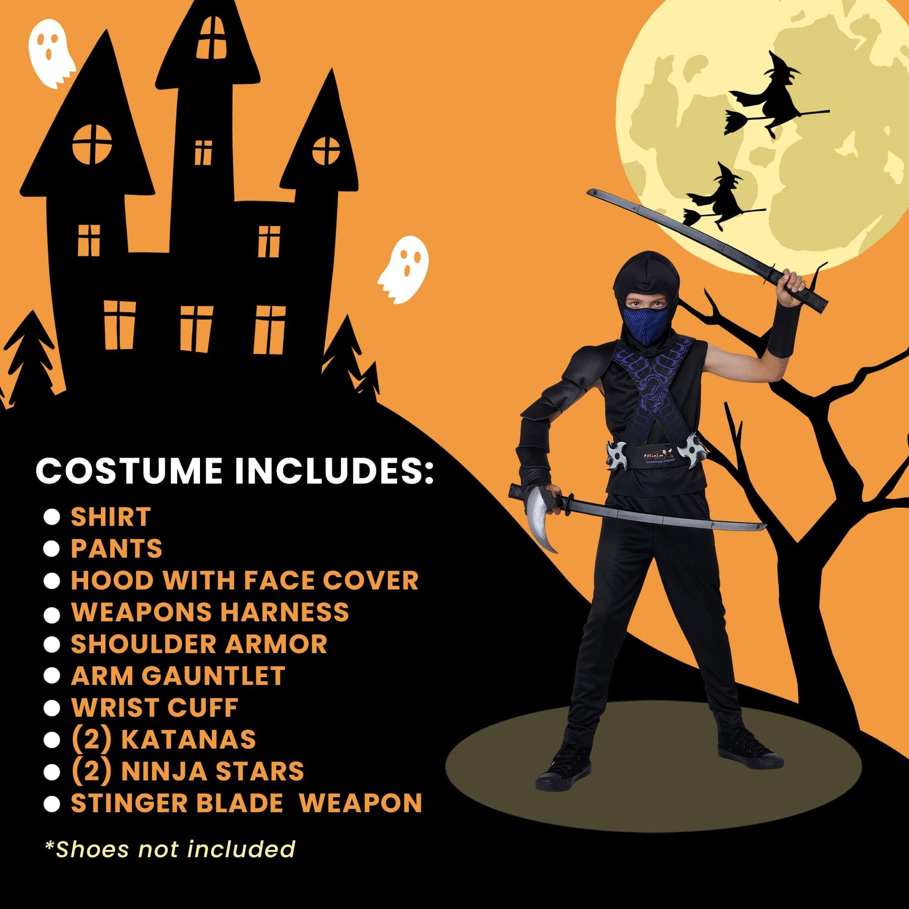 Ninja-X Scorpion Strike Child Costume