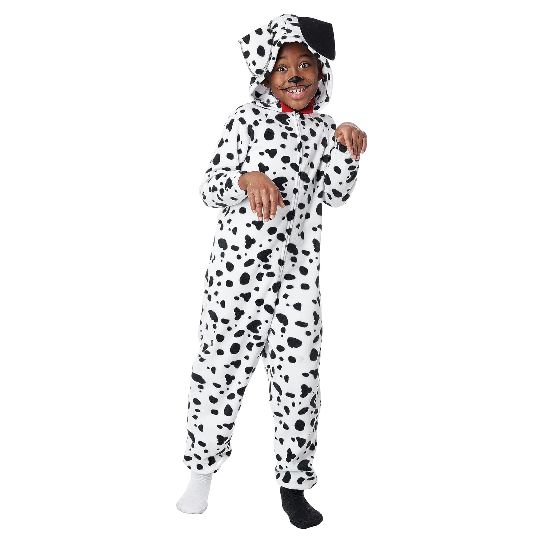 Dalmatian Pup Fleece Jumpsuit / Child