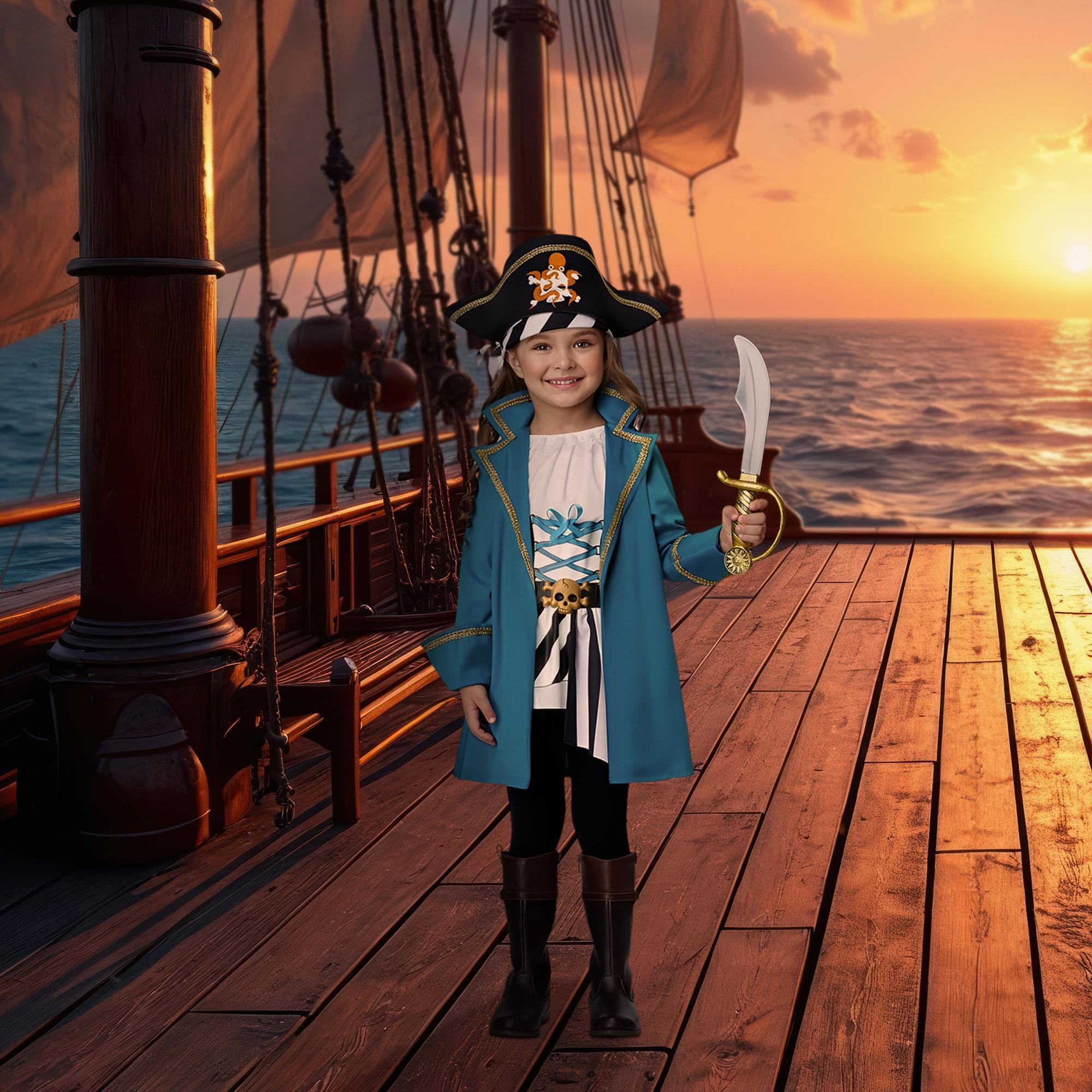 Toddler Petite Pirate Costume