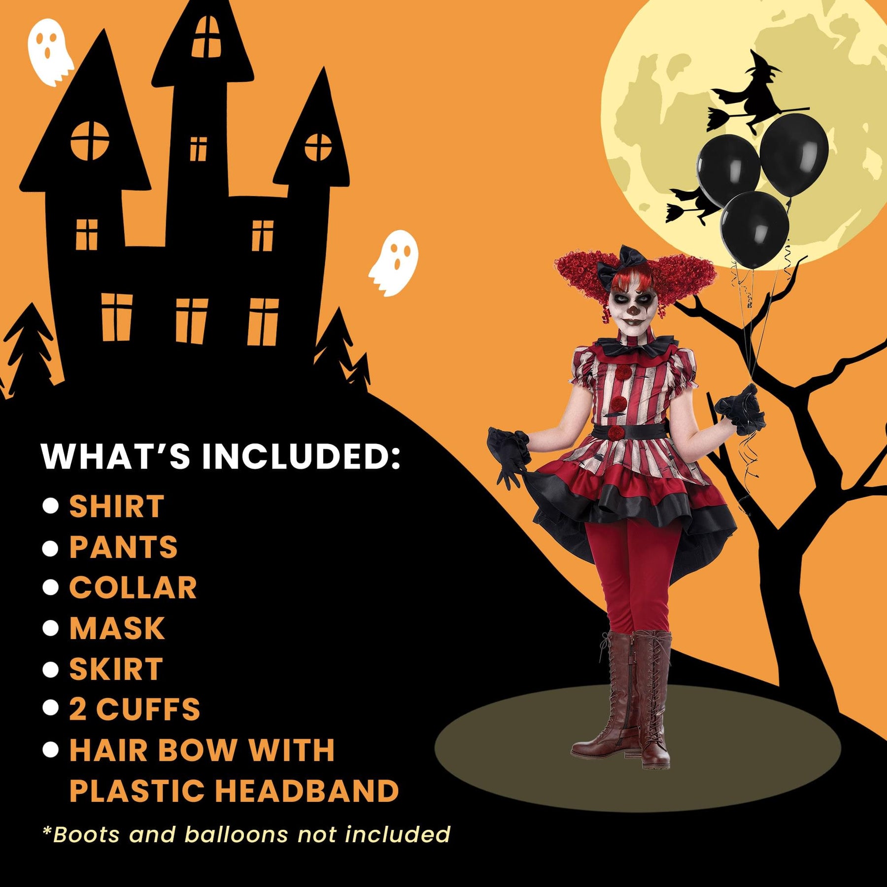 Wicked Klown Child Costume