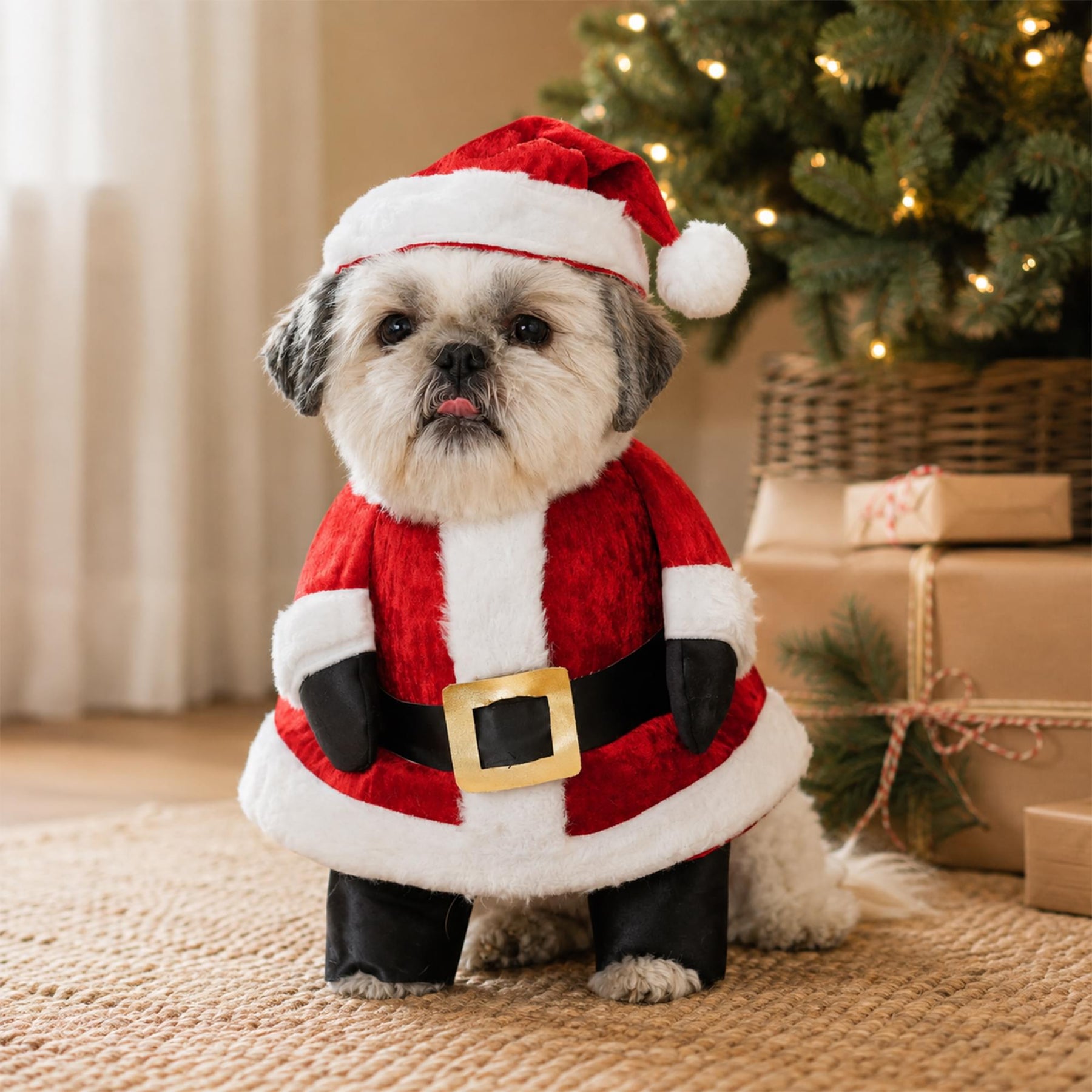 Santa Paws 8'' Chest, 12-16'' Waist