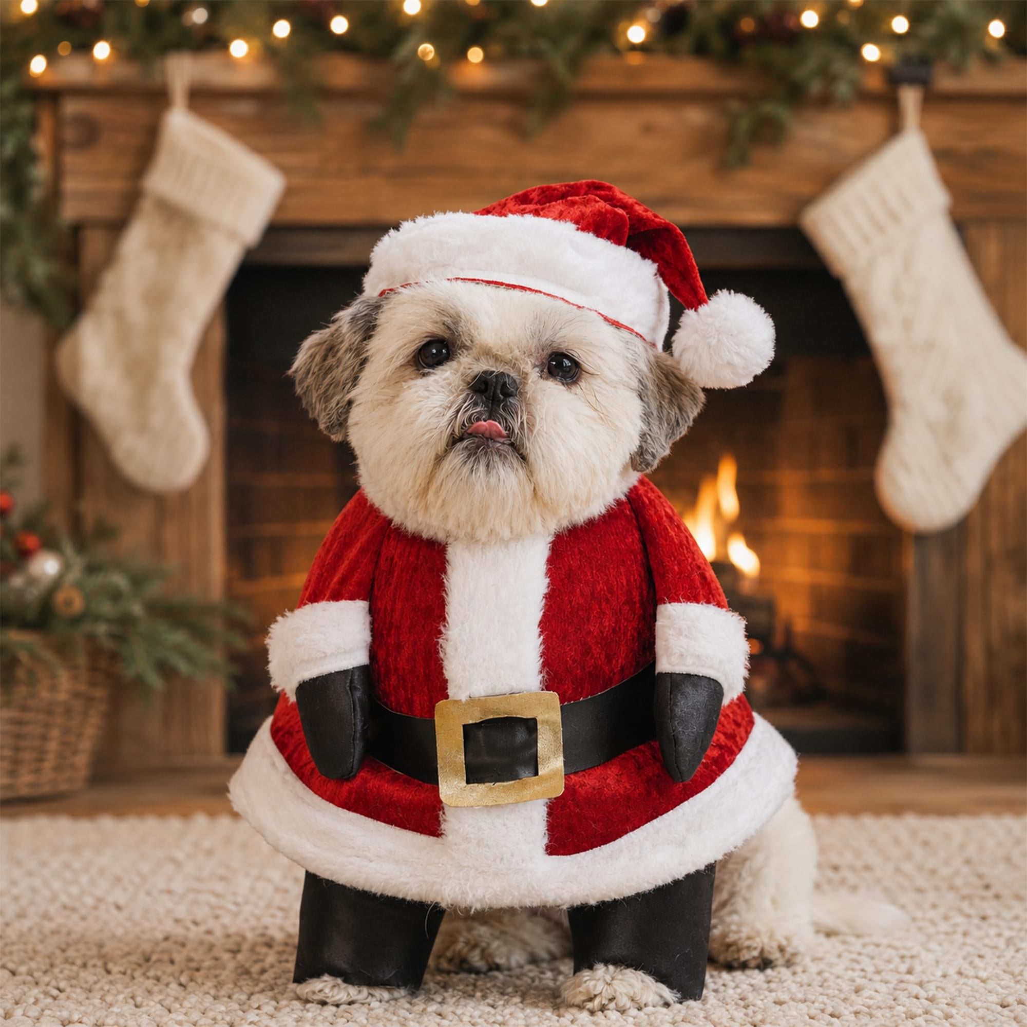 Santa Paws 8'' Chest, 12-16'' Waist