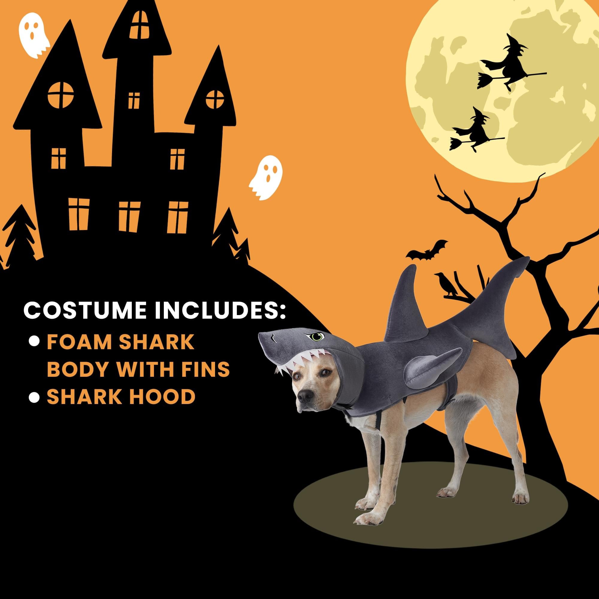 The Great White Bark Dog Costume