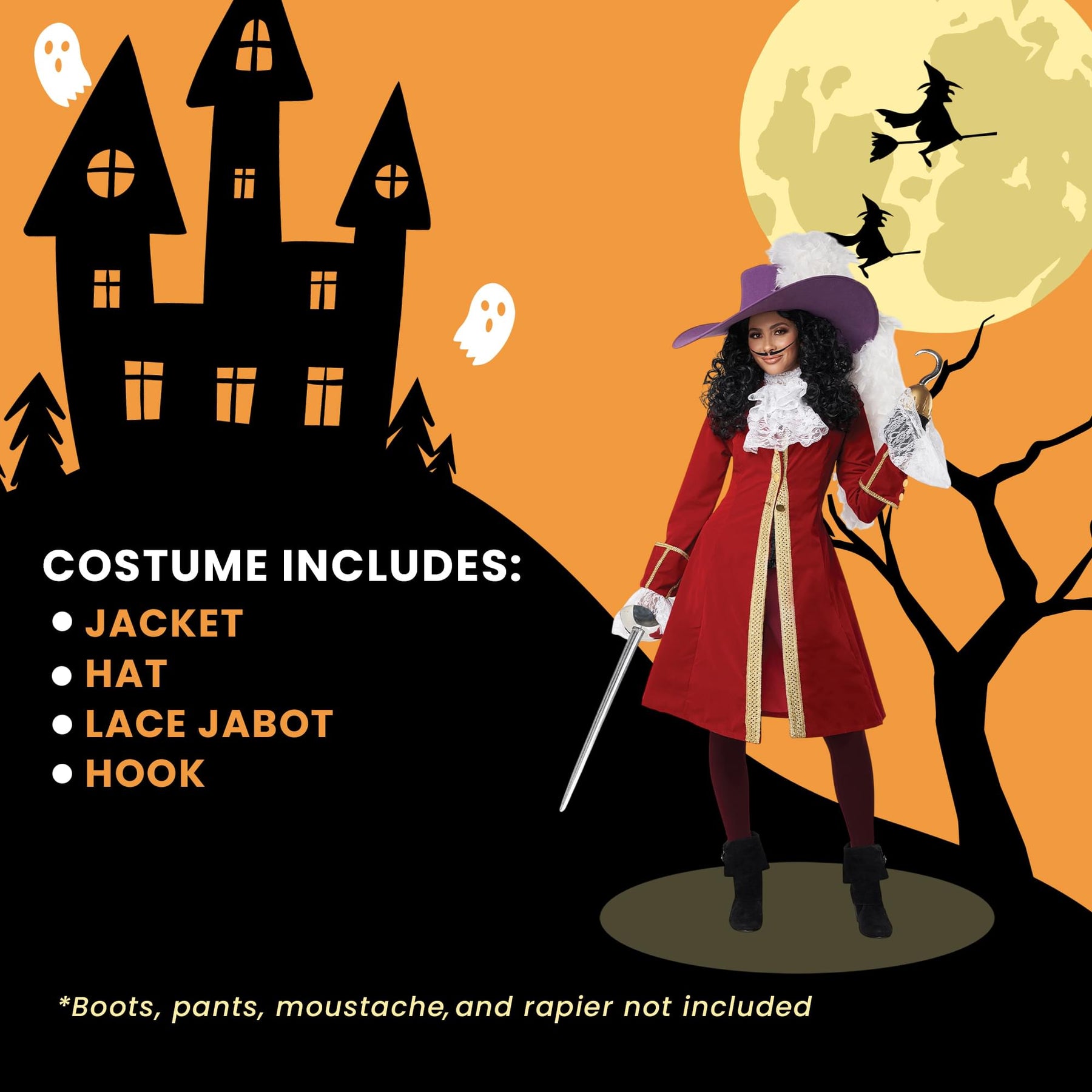 Captain Hook Adult Costume