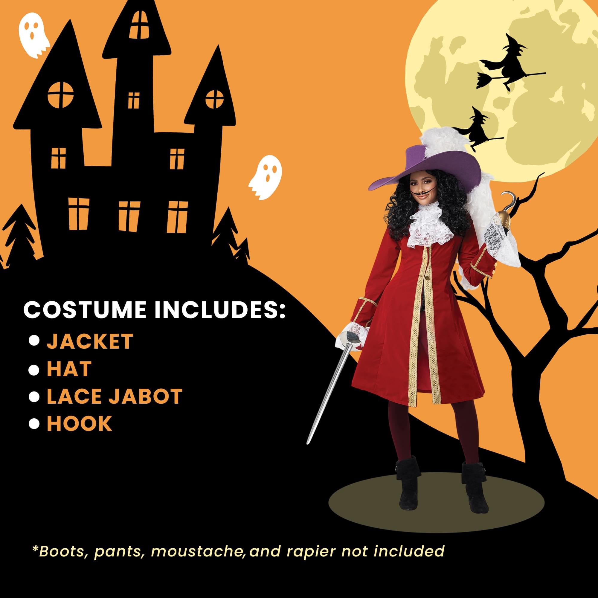 Captain Hook Adult Costume