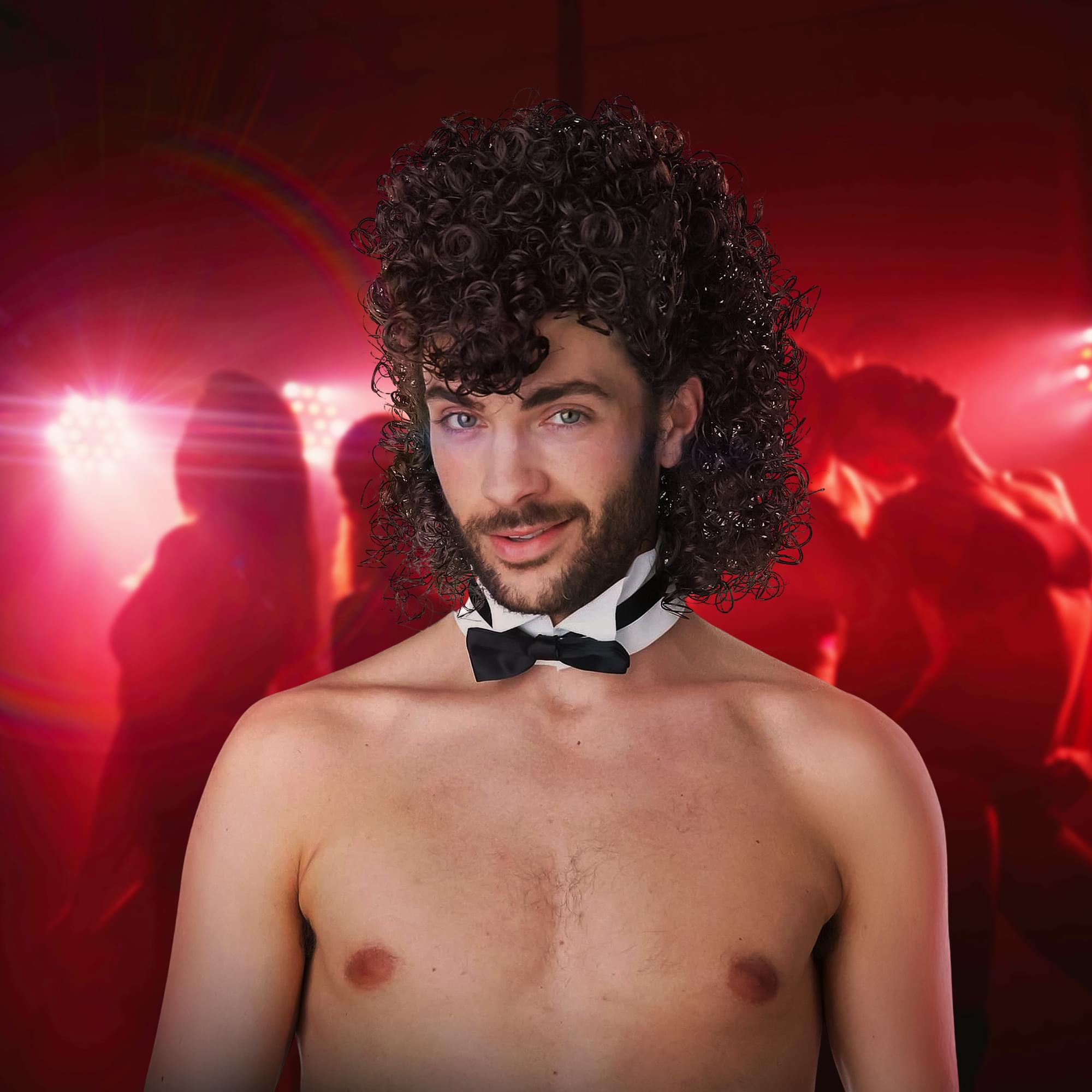 Male Stripper Brown Wig