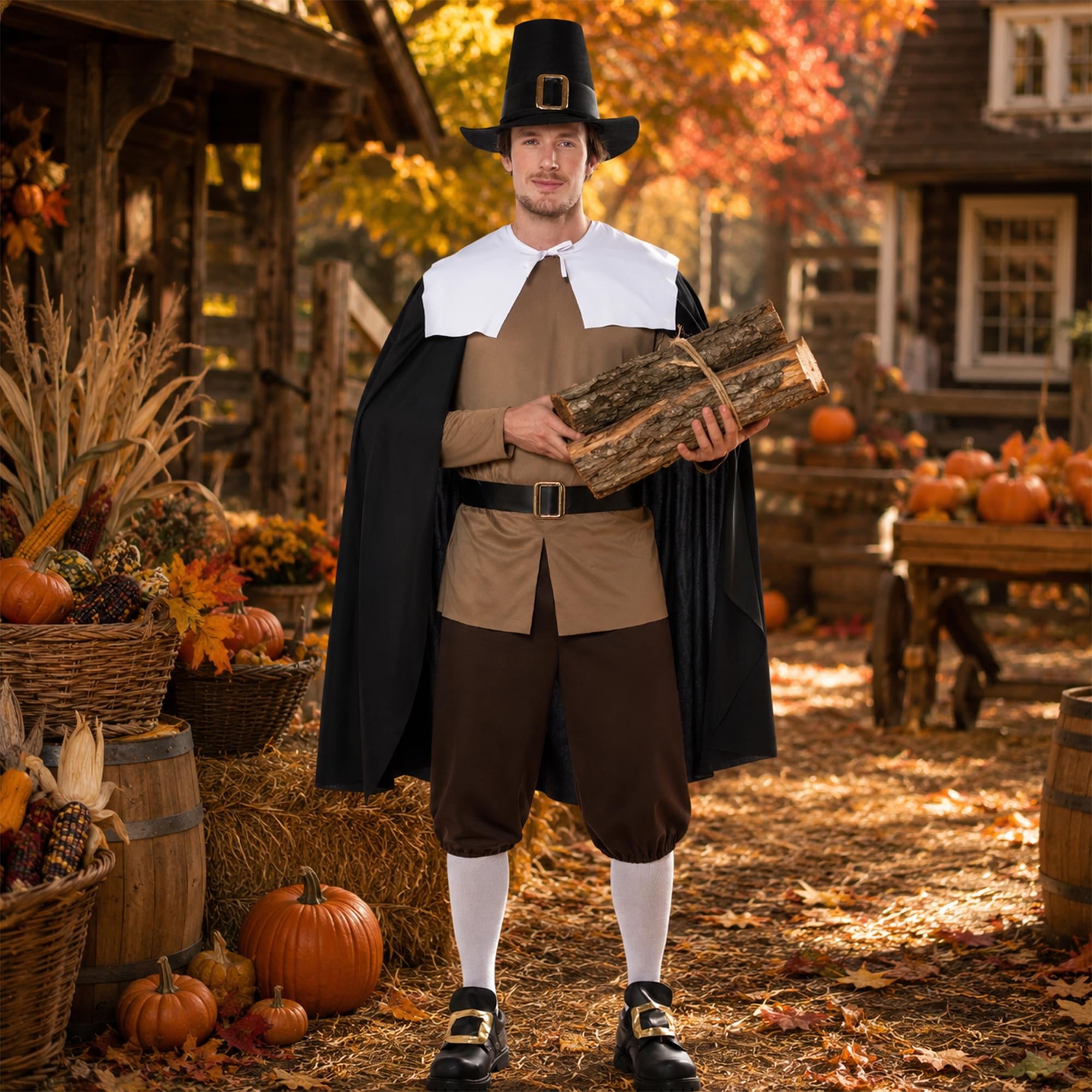 Mayflower Pilgrim Man Adult Costume