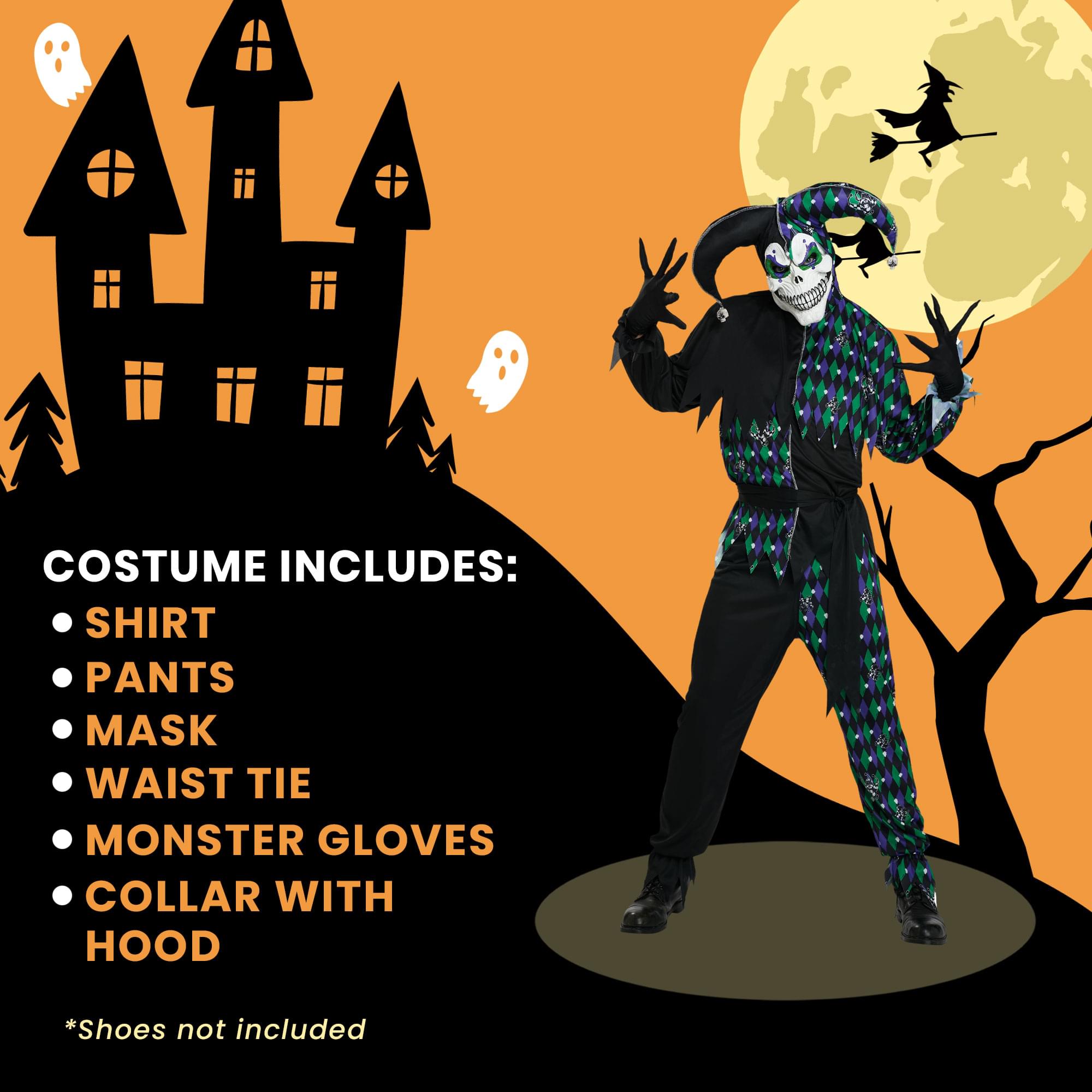 Deadly Jester Adult Costume