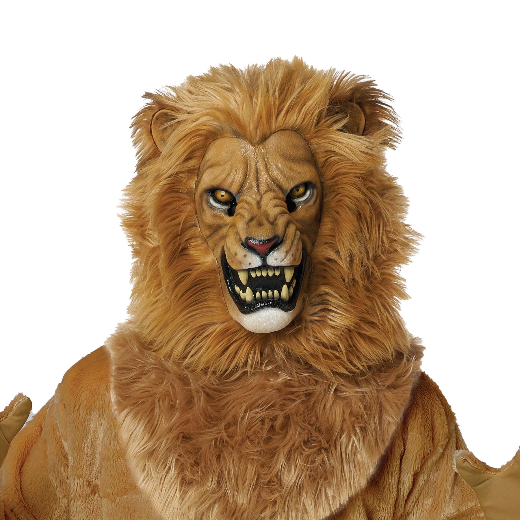 Lion Jumpsuit with Mask Adult Costume