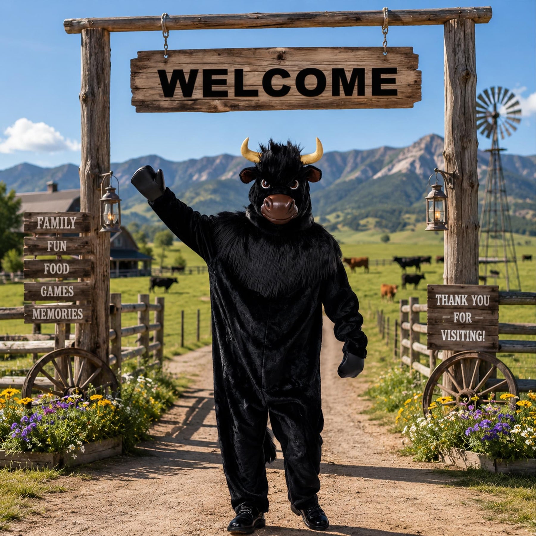 Bull Adult Costume | One Size Fits Most