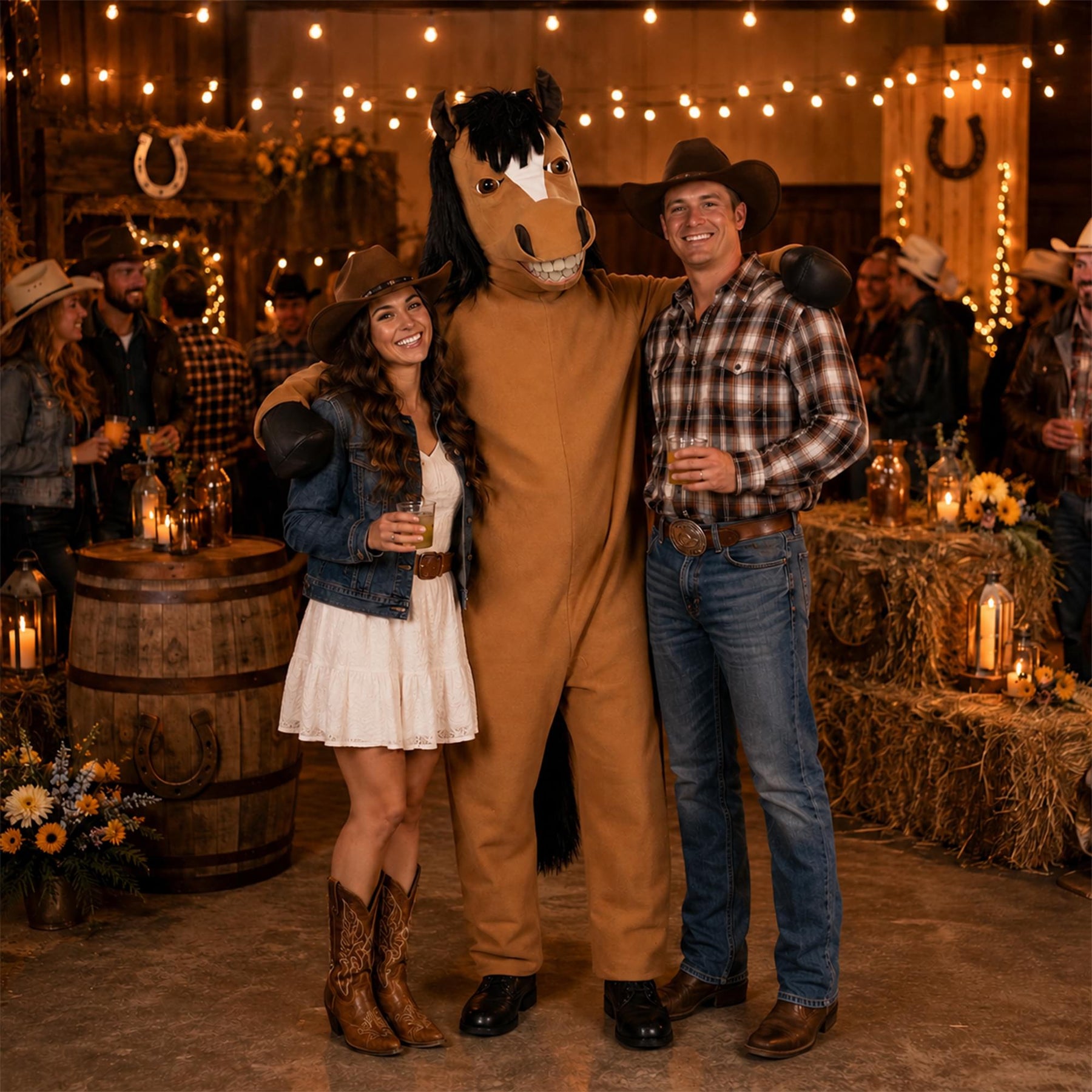 Horsing Around Adult Horse Costume | One Size Fits Most