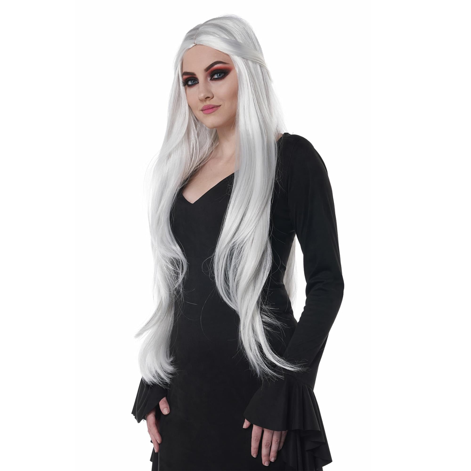 Extra Long White Cosplay Adult Costume Wig