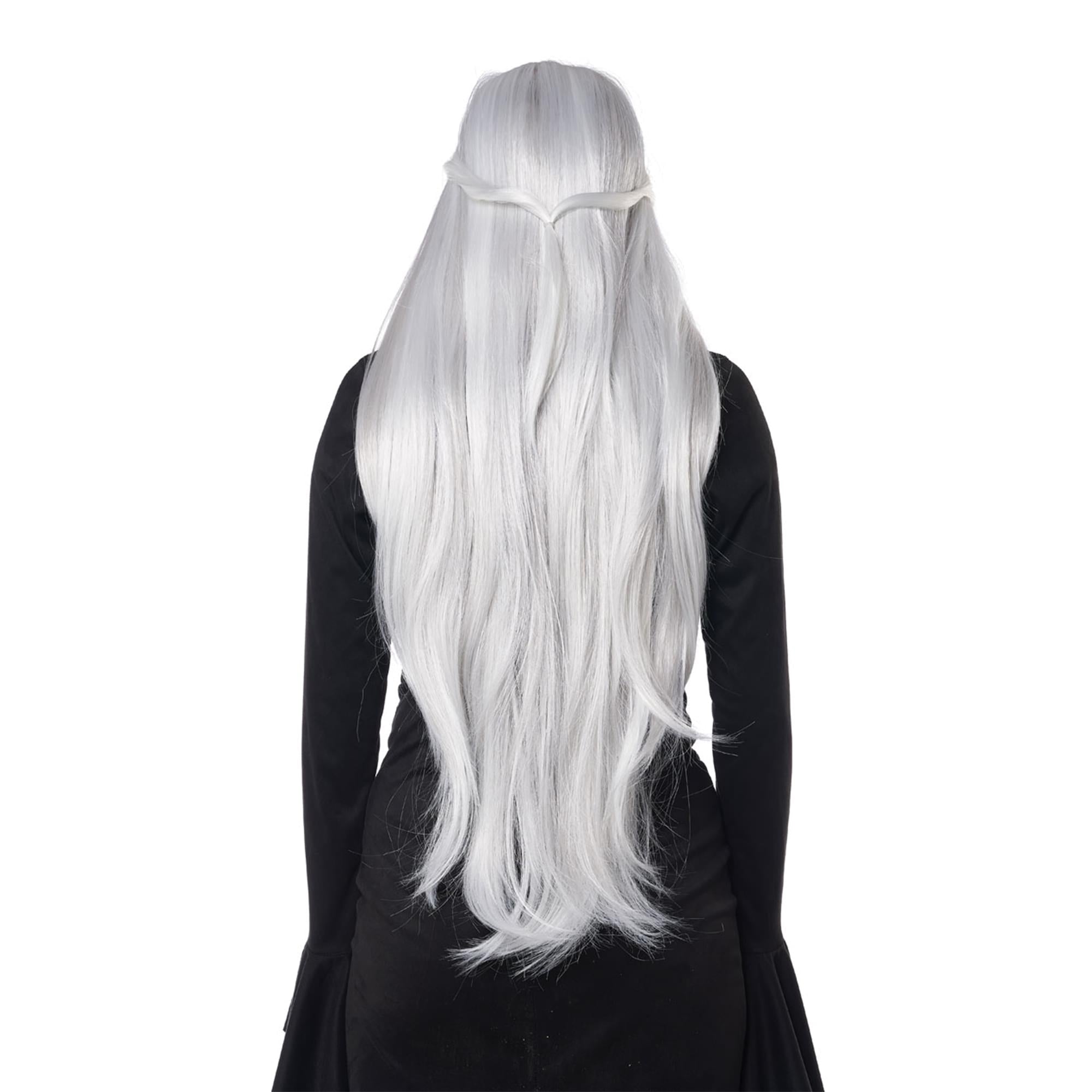Extra Long White Cosplay Adult Costume Wig