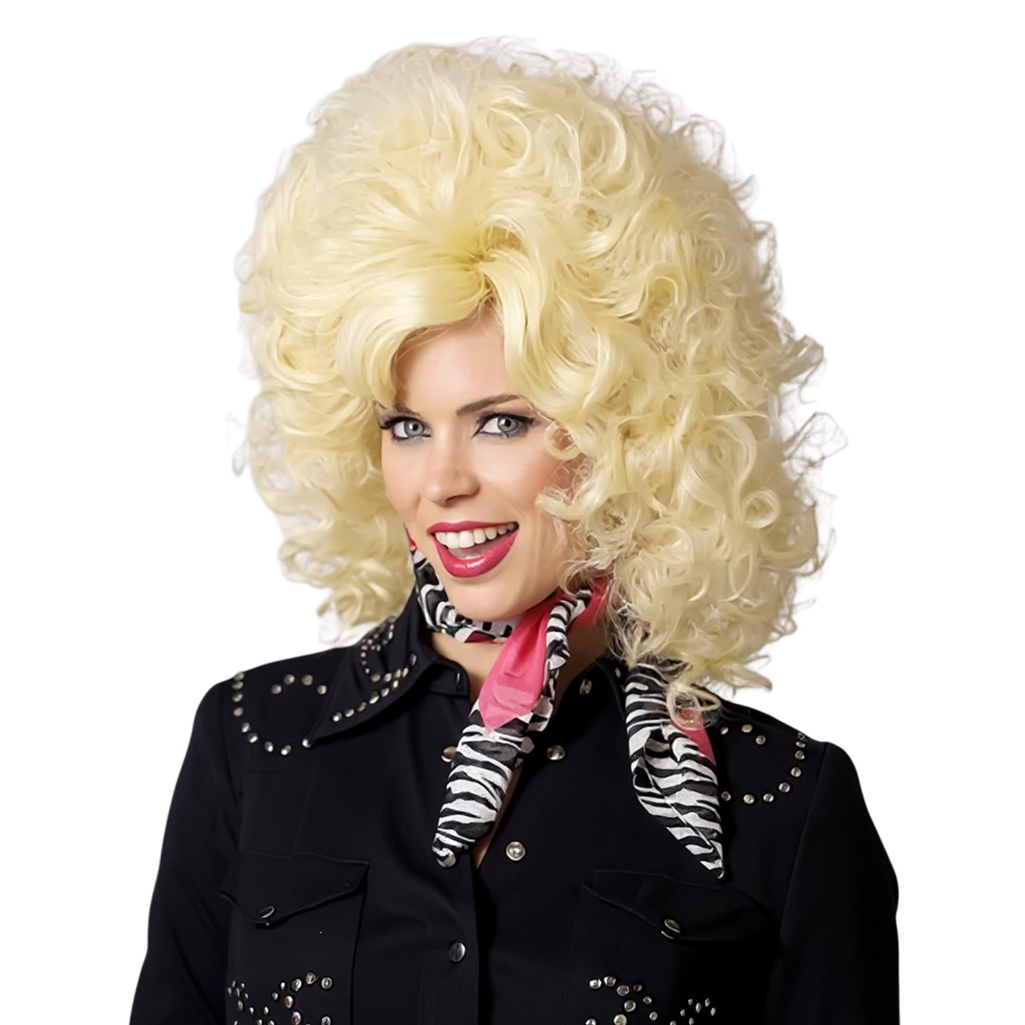 Country Western Diva Light Blonde Adult Costume Wig