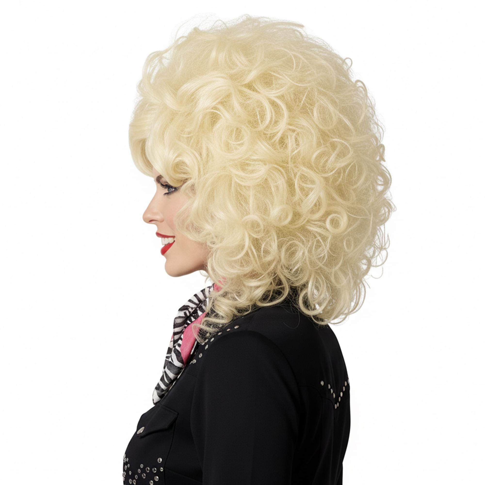 Country Western Diva Light Blonde Adult Costume Wig